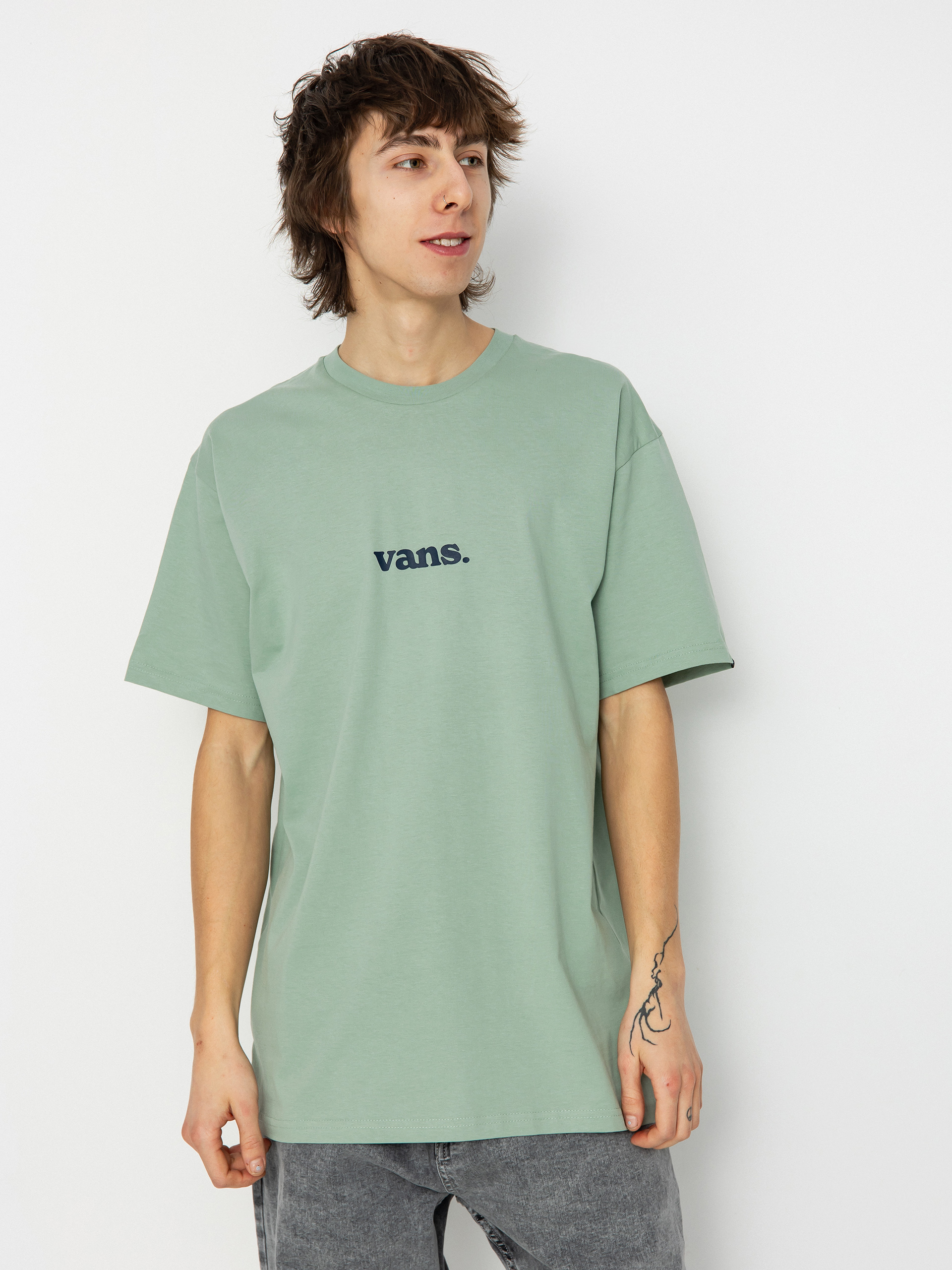 Tricou Vans Lower Corecase (iceberg green/dress bls)