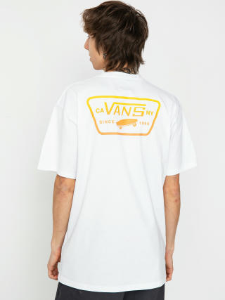 Tricou Vans Full Patch Back (white/copper tan)