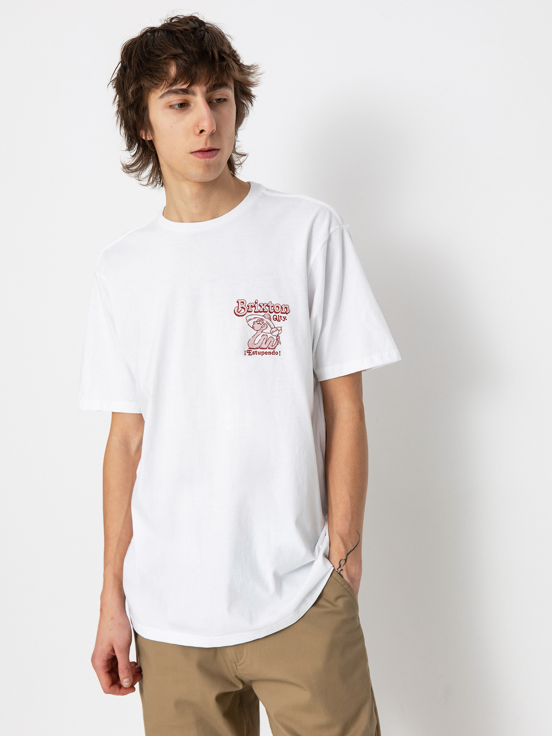 Tricou Brixton Estupendo Tlrt (white)