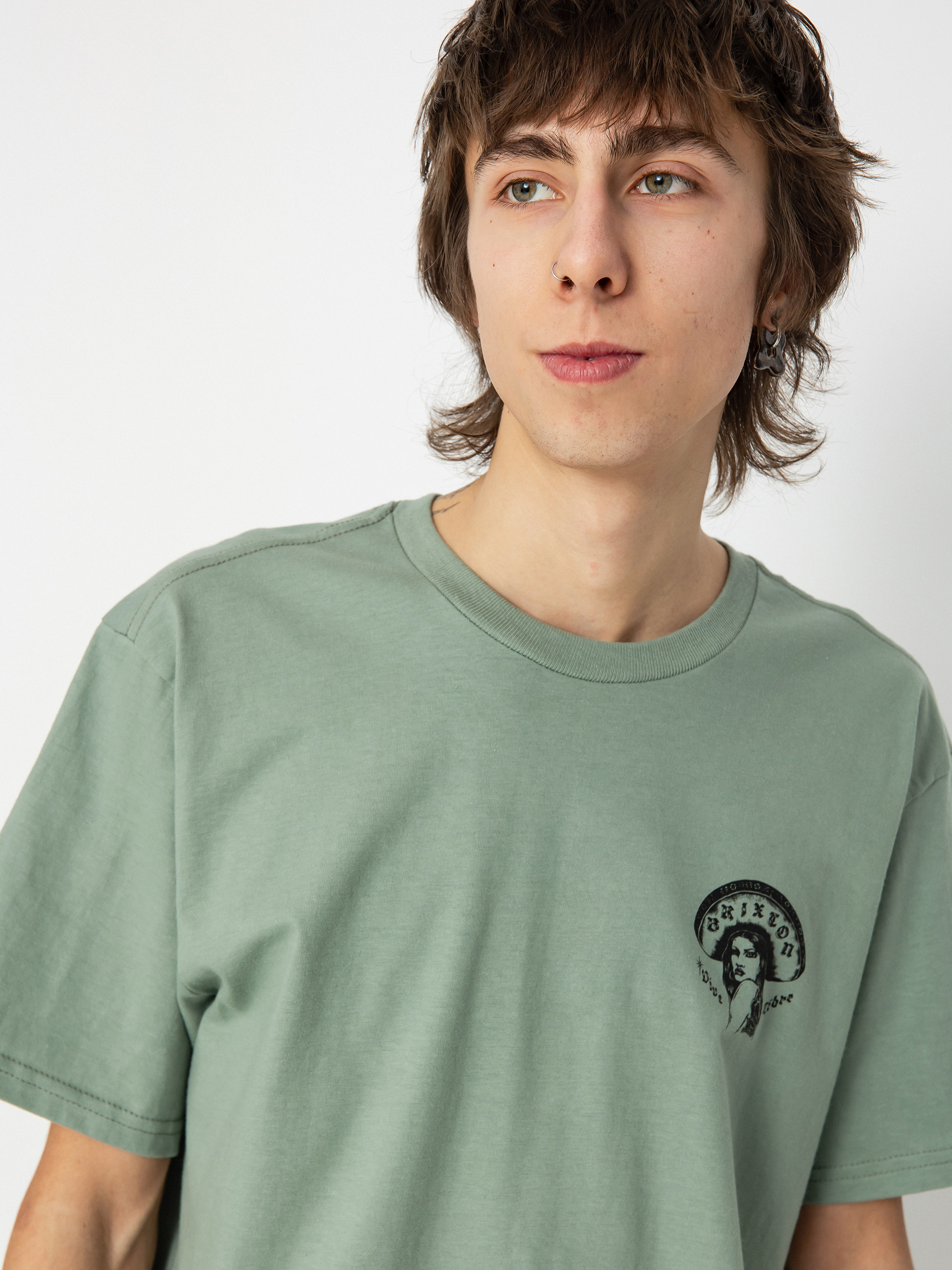 Tricou Brixton Vive Libre Stt (chinois green)