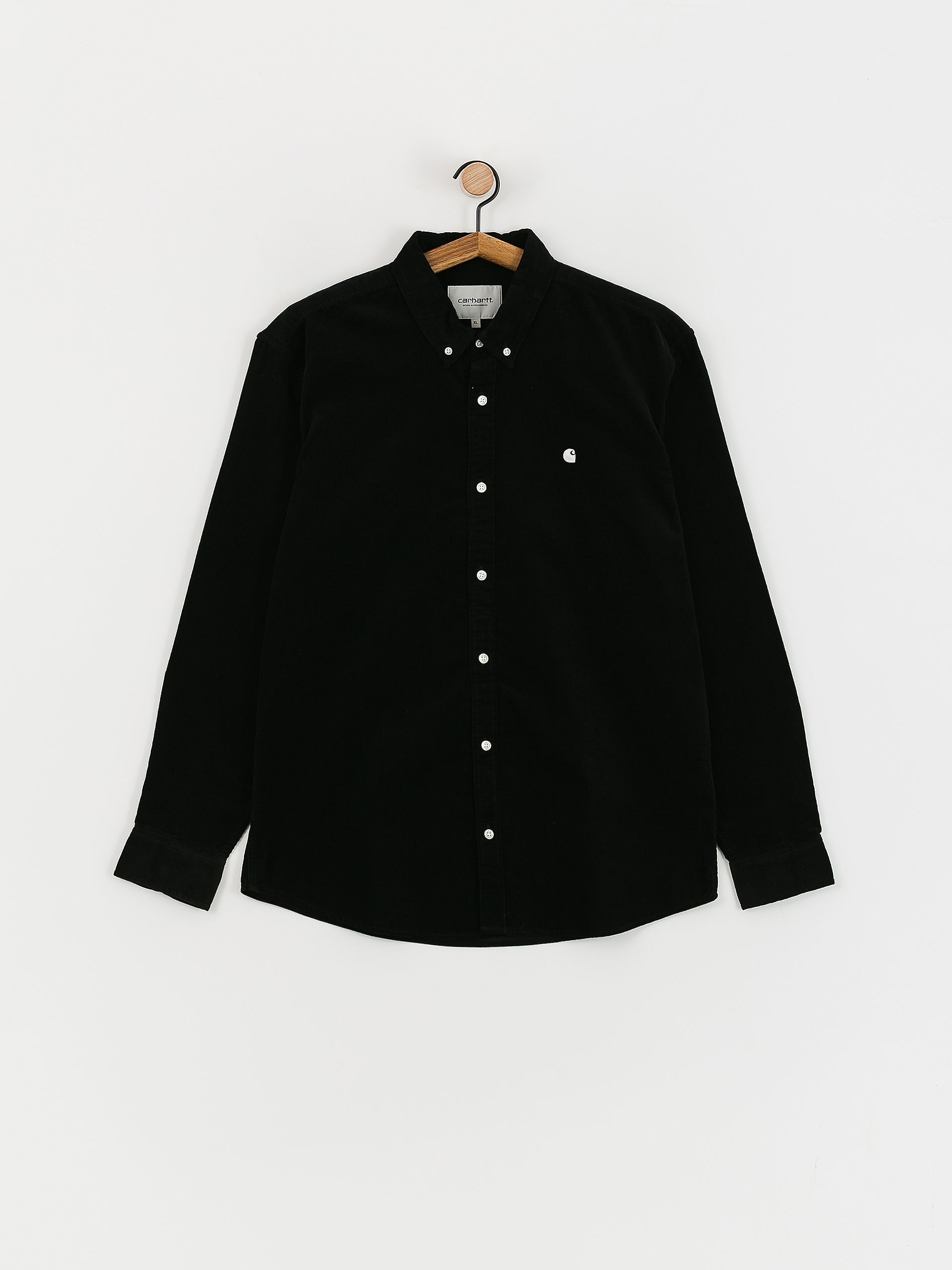 Cămașă Carhartt WIP Madison Fine Cord (black/wax)
