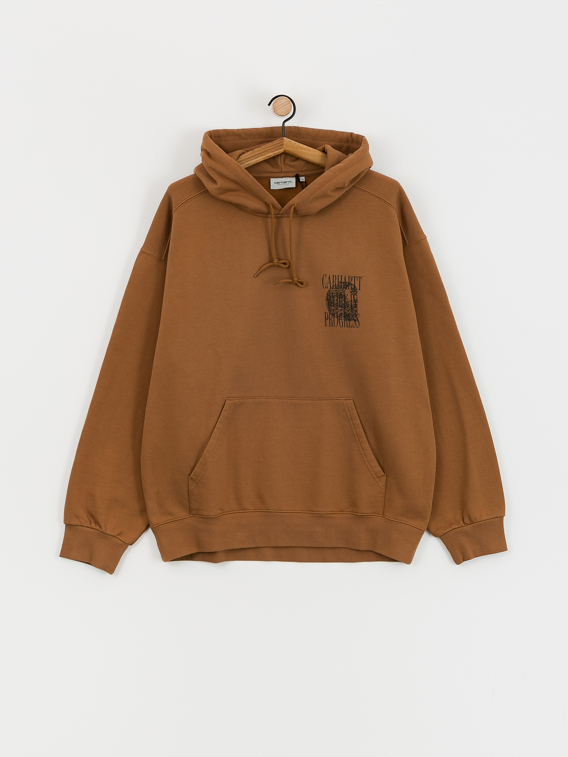 Hanorac cu glugă Carhartt WIP Always a WIP HD (hamilton brown)