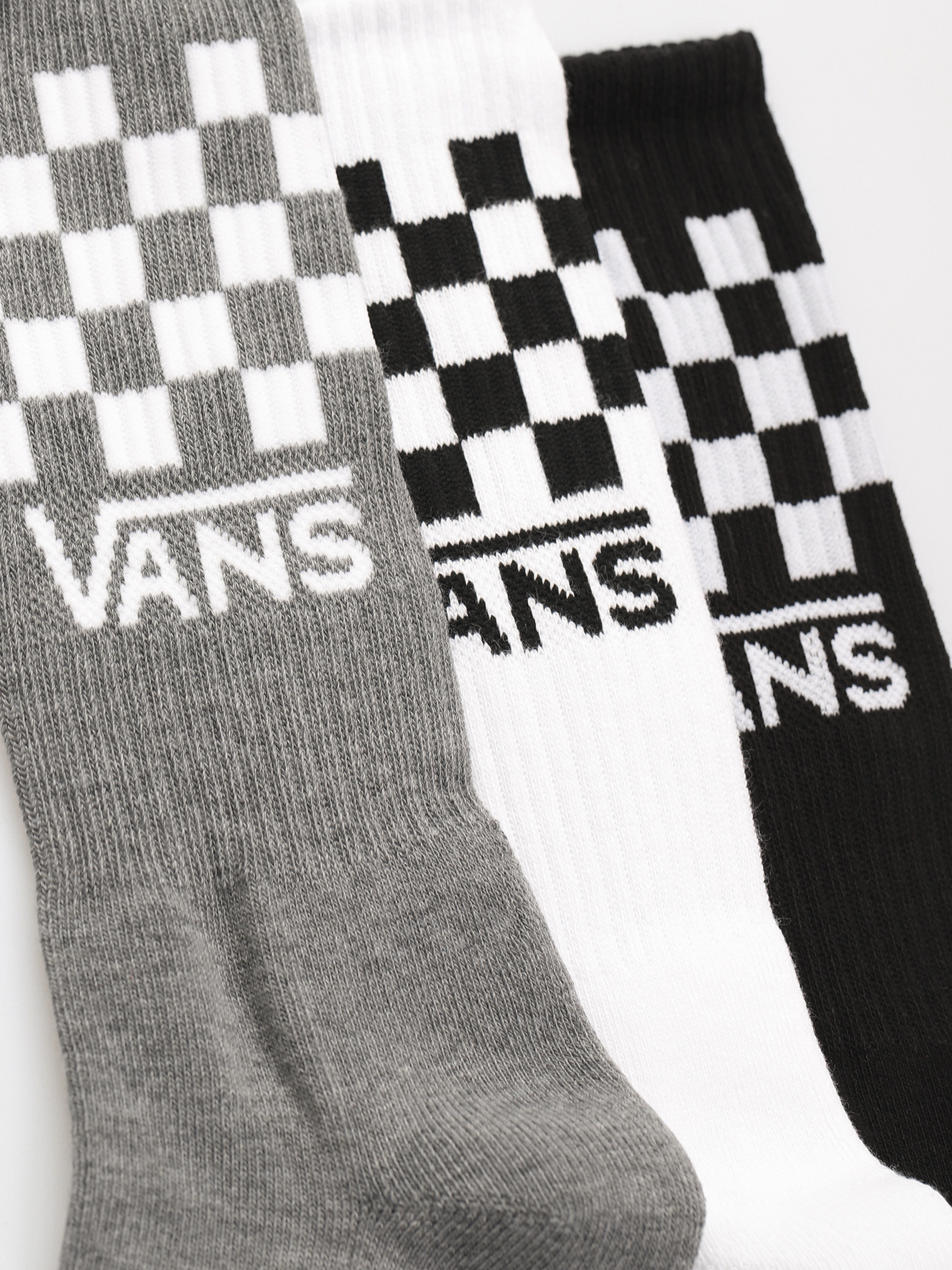 Șosete Vans Classic Check Crew (black/white)