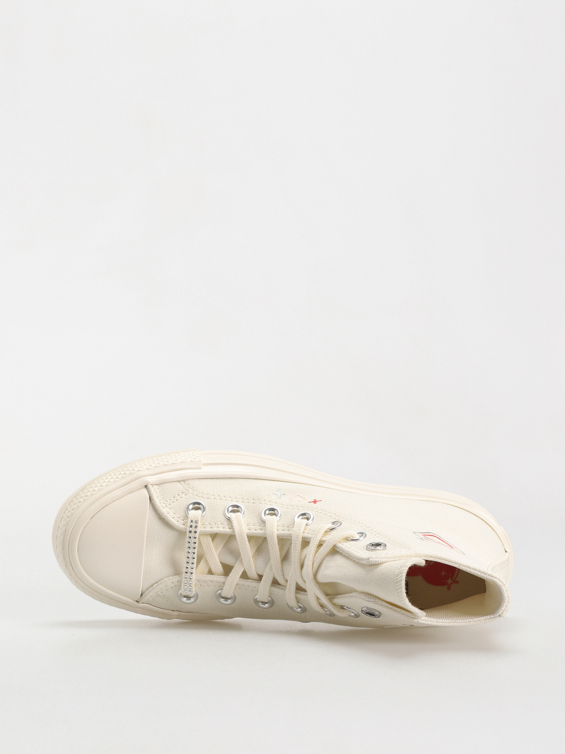 Teniși Converse Chuck Taylor All Star Lift Hi Wmn (khaki/off white)