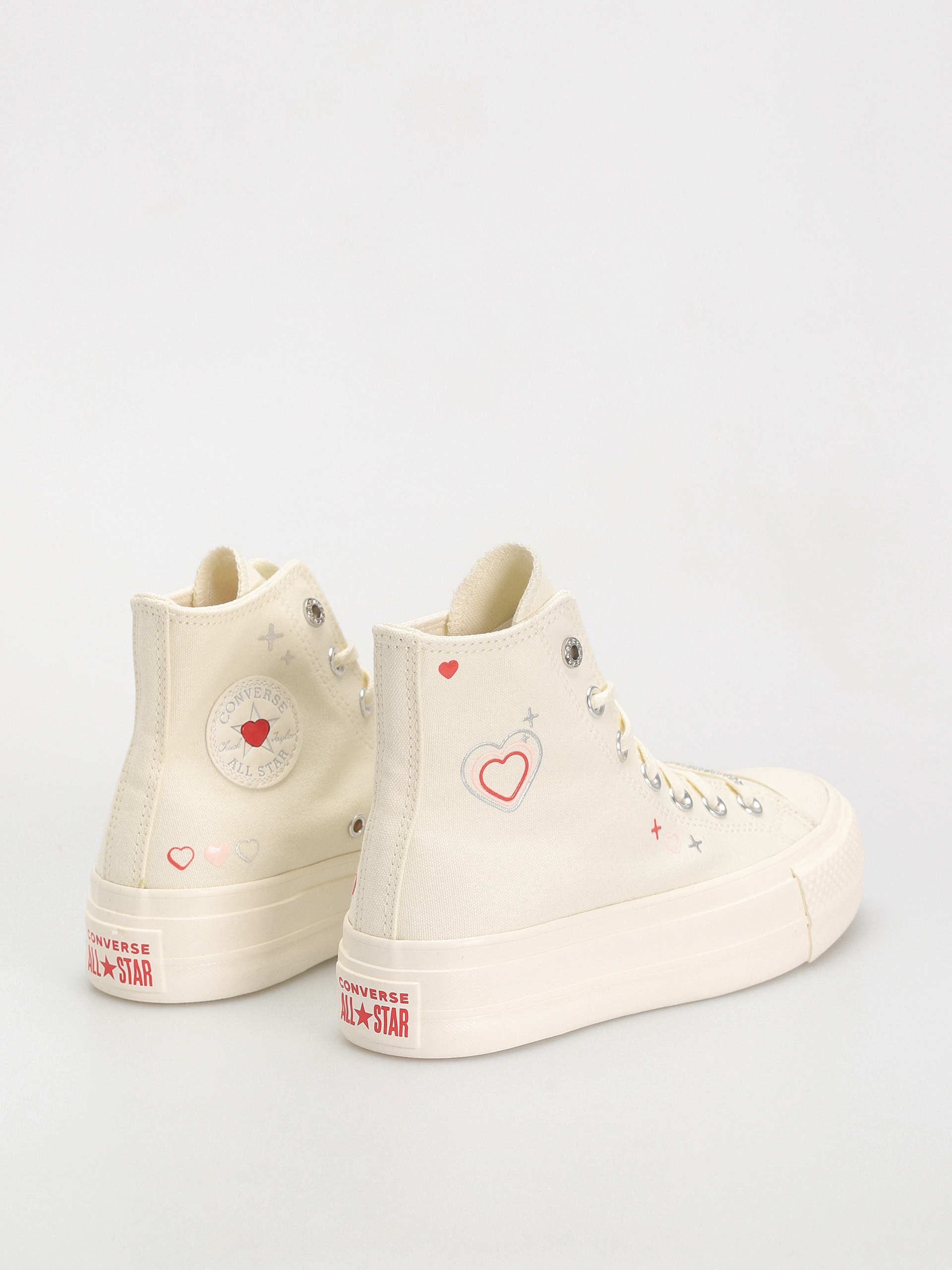 Teniși Converse Chuck Taylor All Star Lift Hi Wmn (khaki/off white)