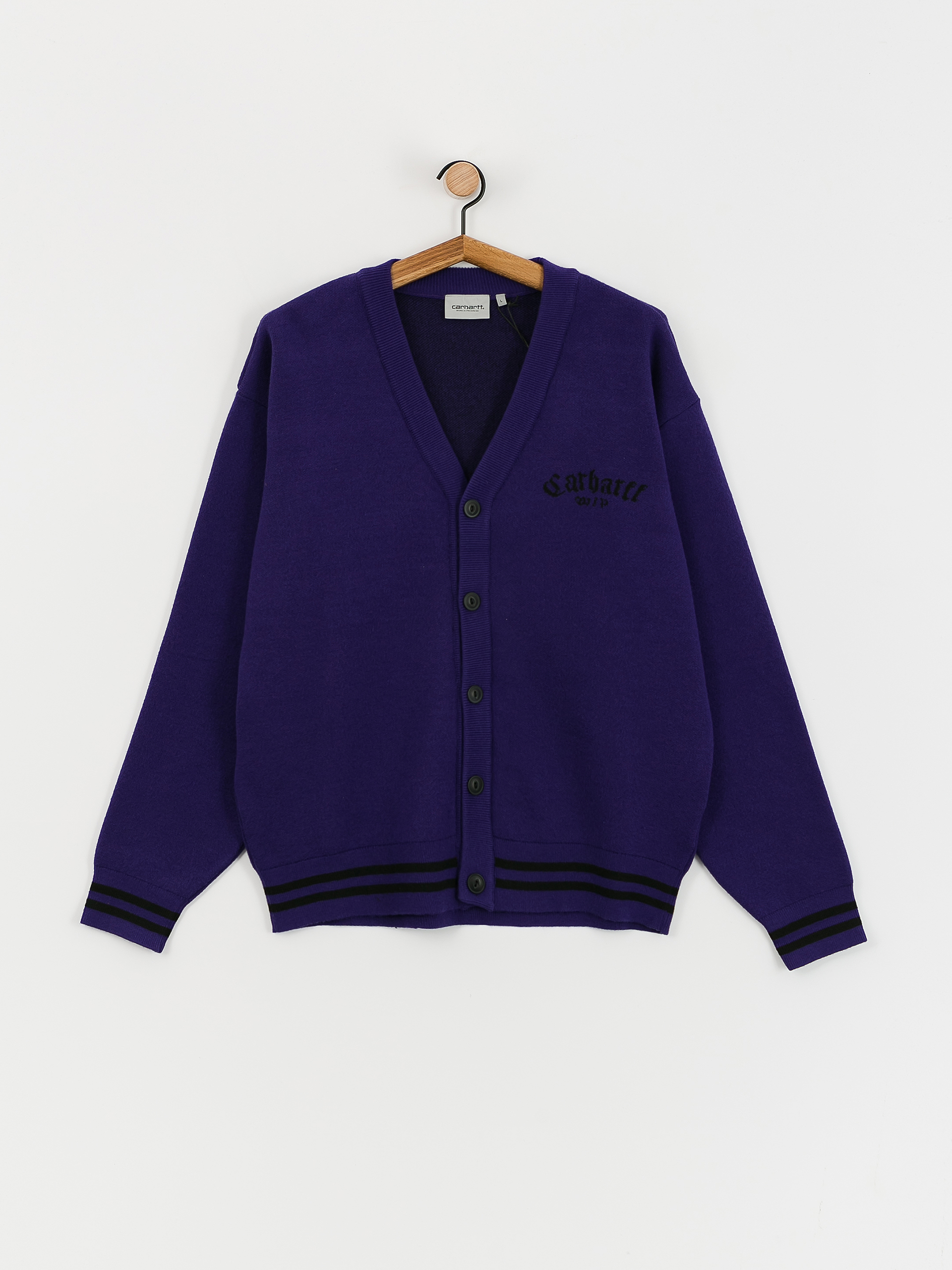 Pulover Carhartt WIP Onyx Cardigan (tyrian/black)