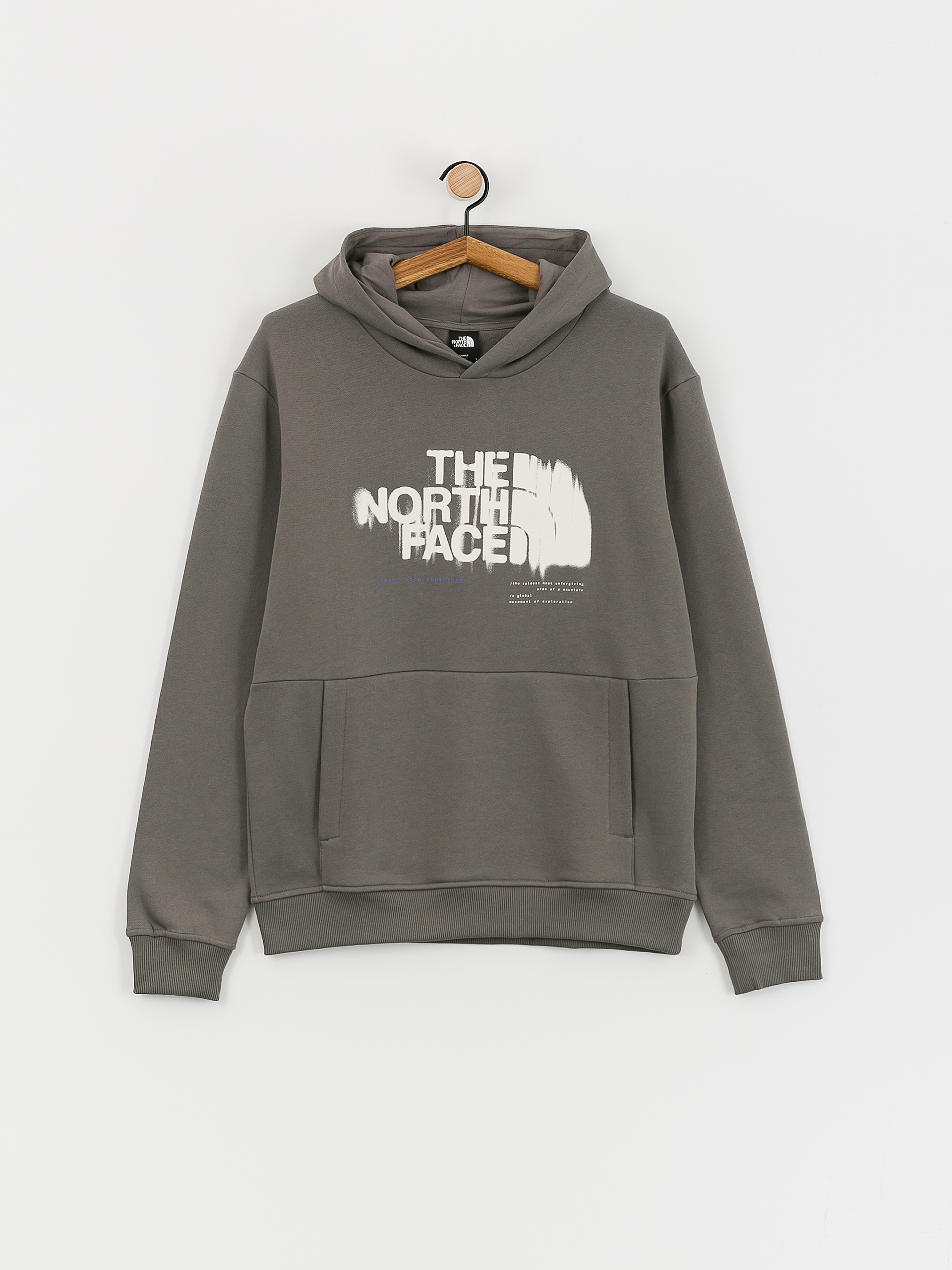 Hanorac cu glugă The North Face Graphic HD 3 (smoked pearl)