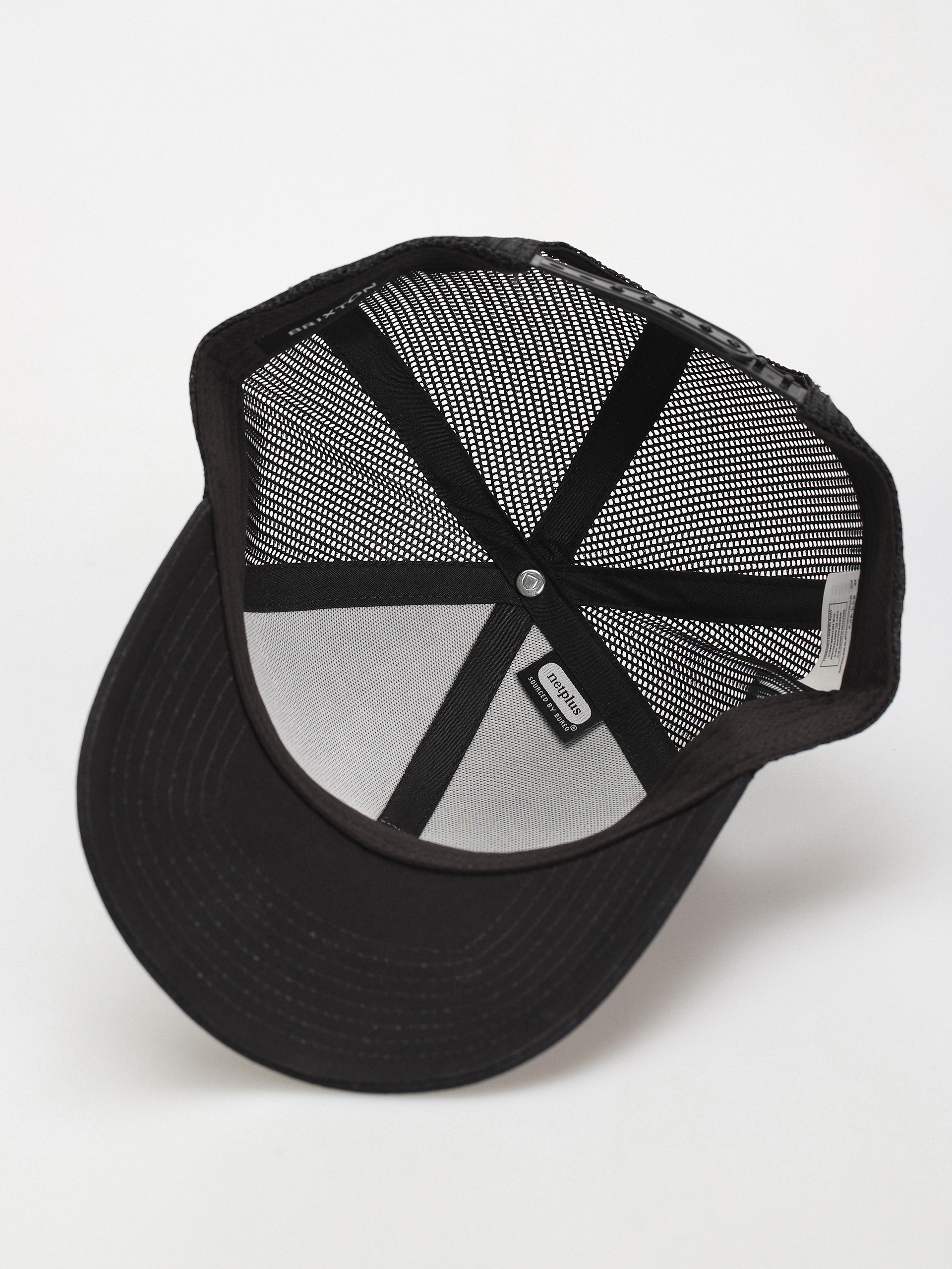 Șapcă Brixton Crest X Mp Mesh Cap (black/black)