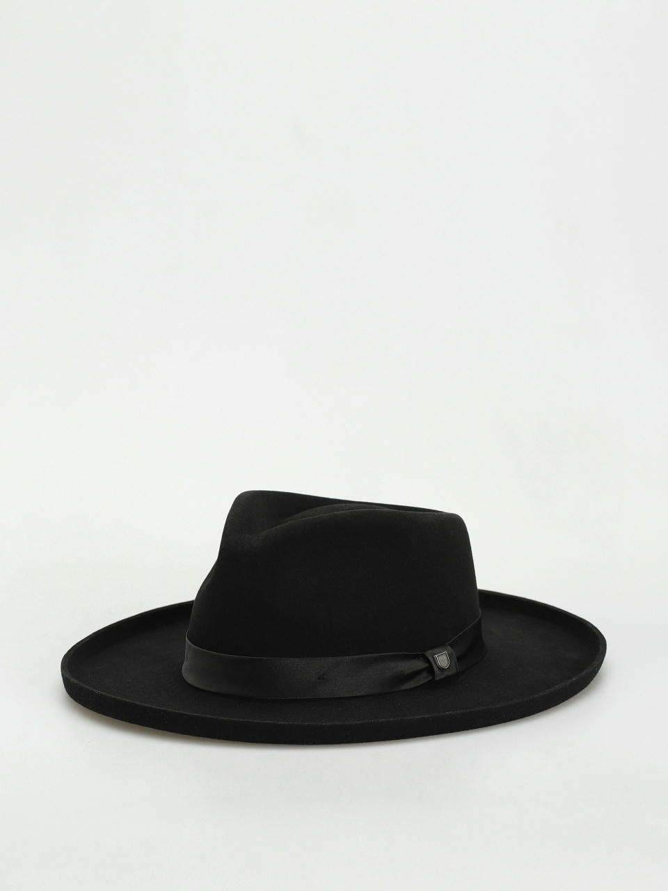 Pălărie Brixton Victoria Felt Fedora Wmn (black/black satin)