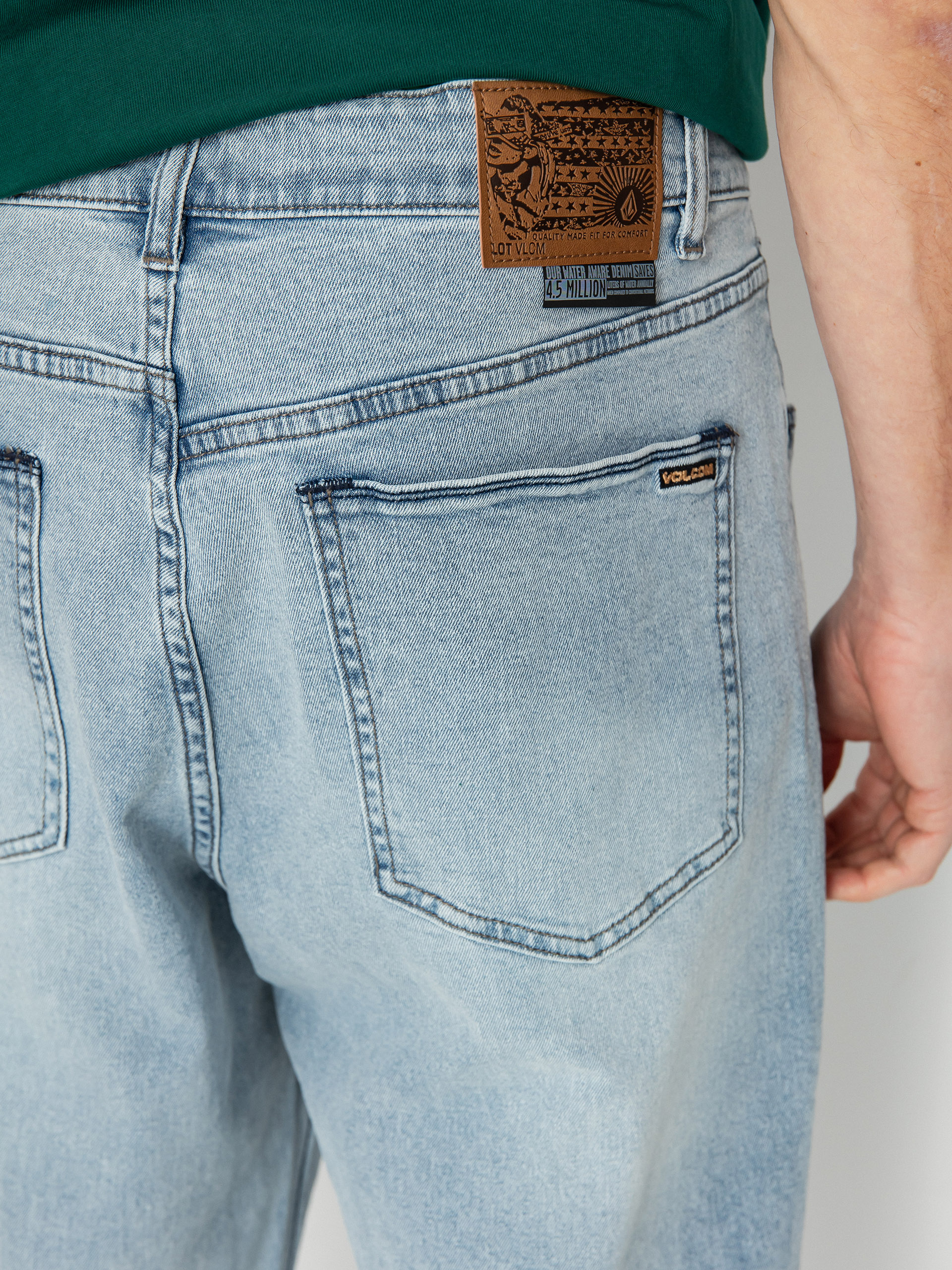 Pantaloni Volcom Billow Denim (desert dirt indigo)