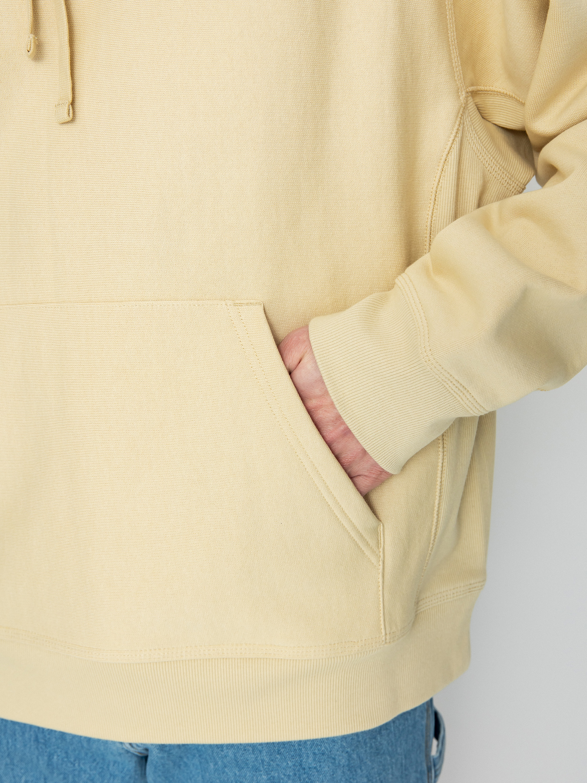 Hanorac cu glugă Carhartt WIP American Script HD (rattan)