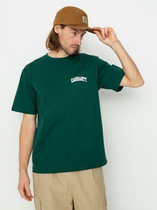 Tricou Carhartt WIP University Script (chervil/white)