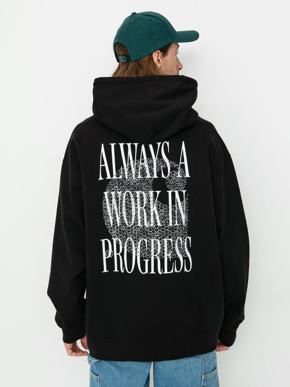 Hanorac cu glugă Carhartt WIP Always a WIP HD (black)