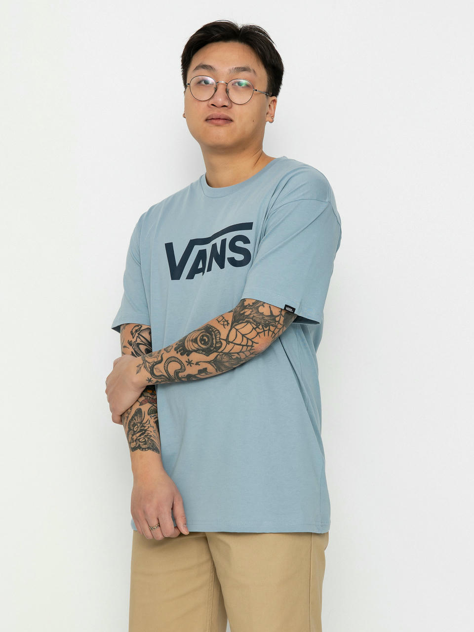 Tricou Vans Classic (dusty blue/dress blues)