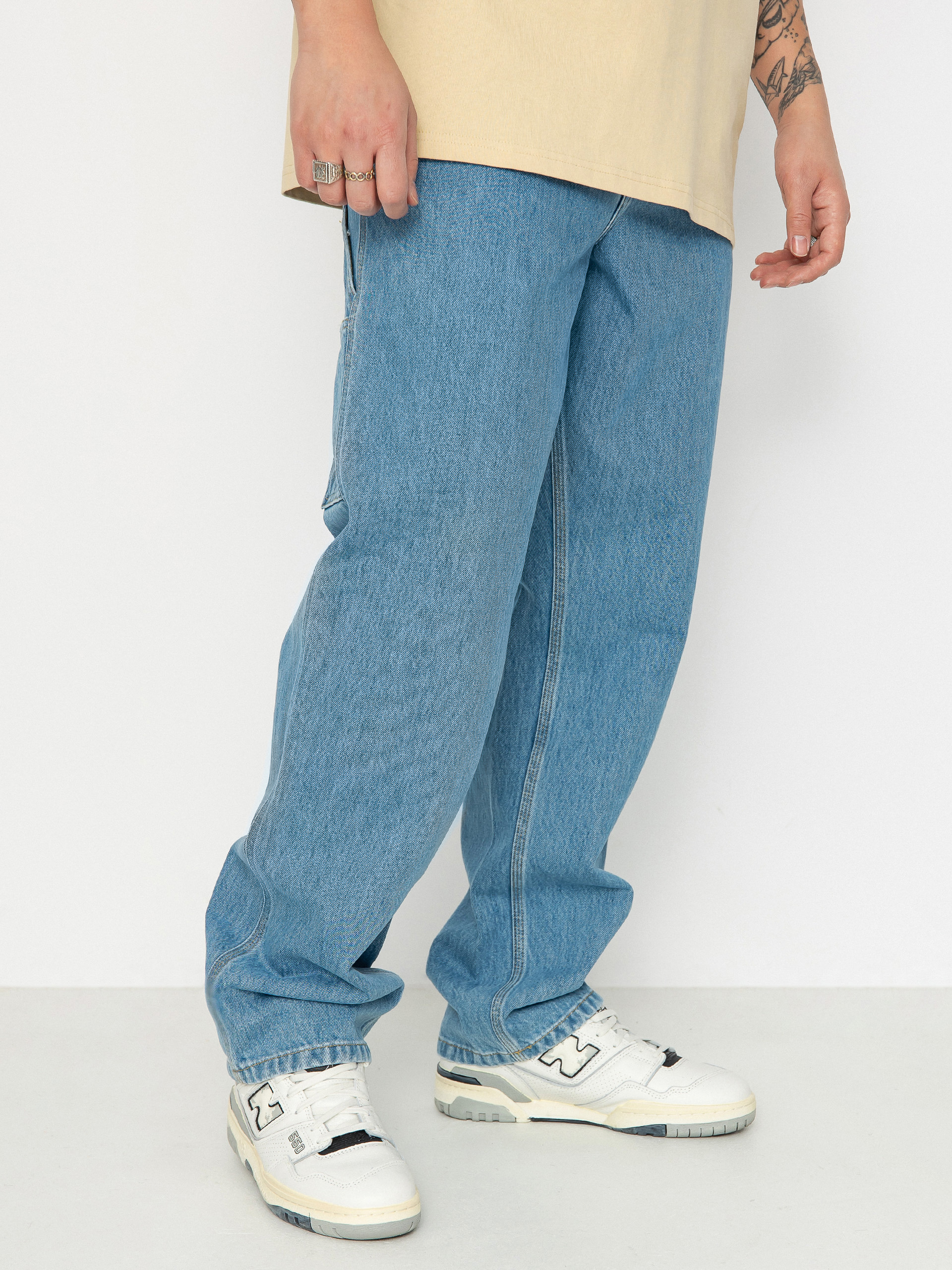 Pantaloni Carhartt WIP Single Knee (blue)