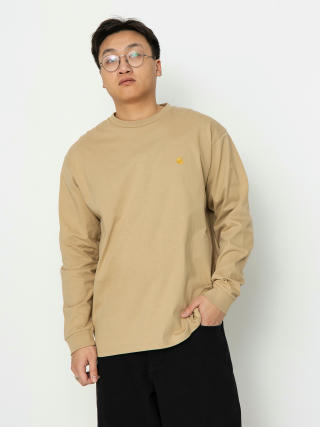 Longsleeve Carhartt WIP Chase (sable/gold)