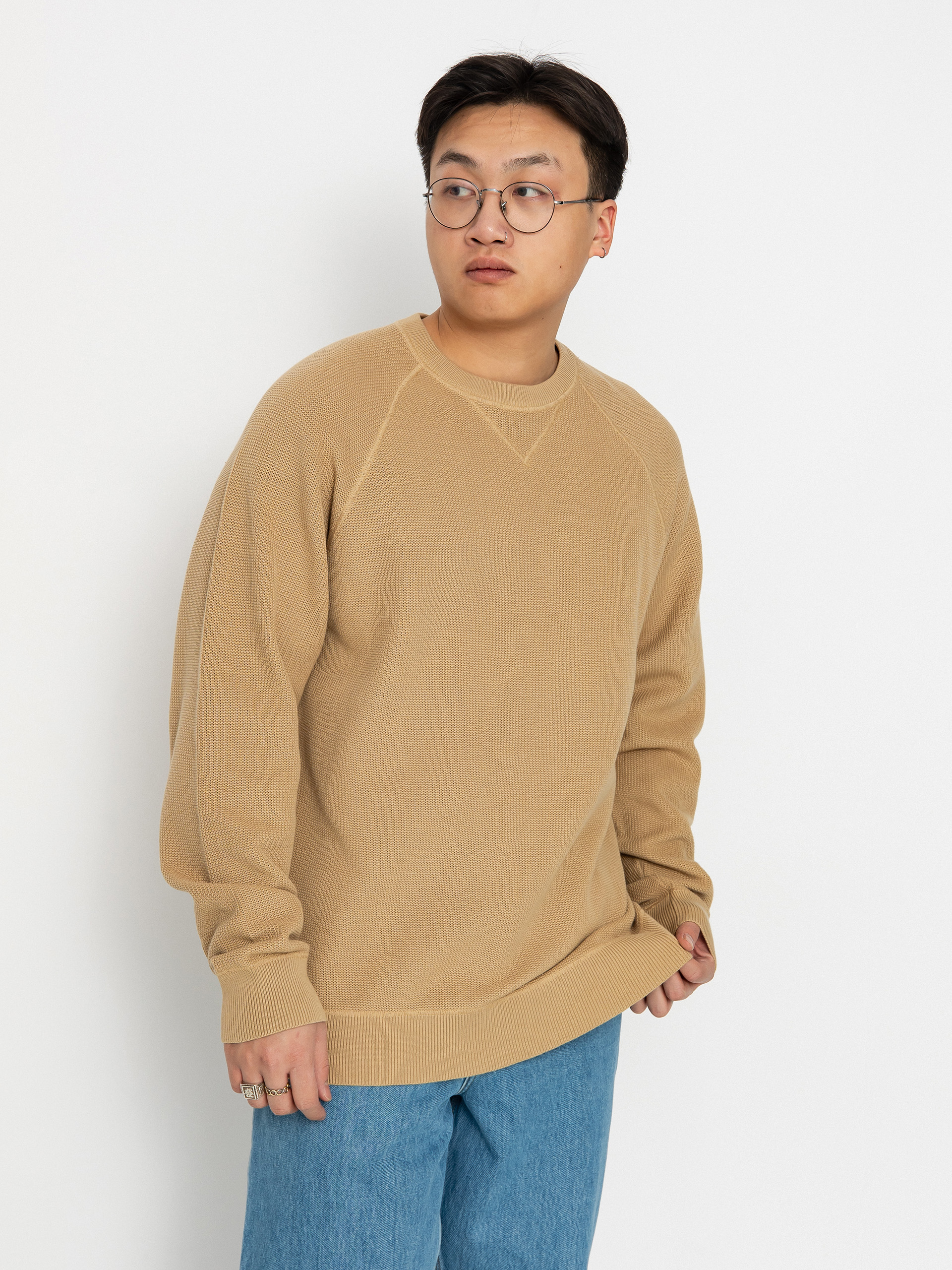 Pulover Carhartt WIP Chase (sable/gold)