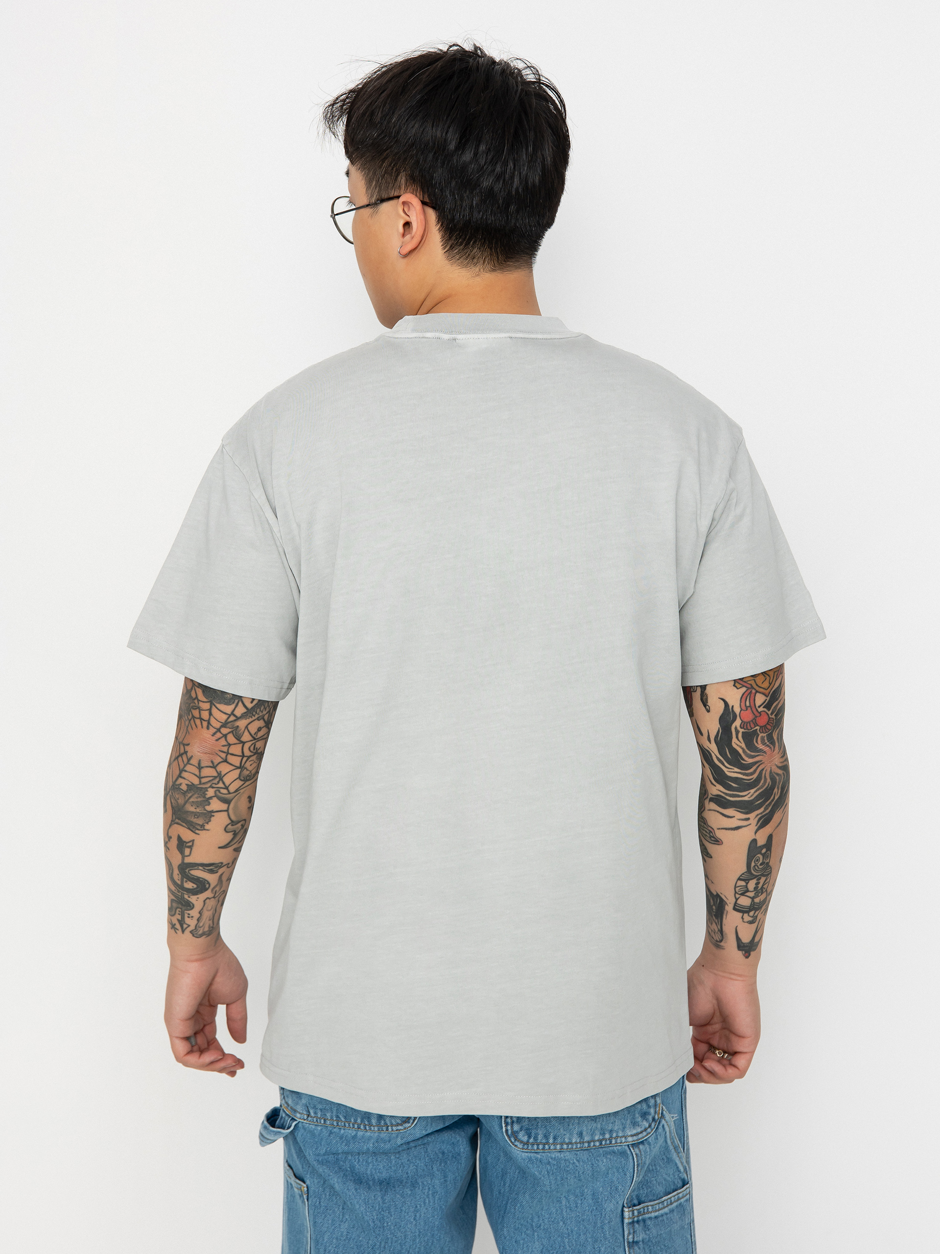 Tricou Carhartt WIP Life (sonic silver)