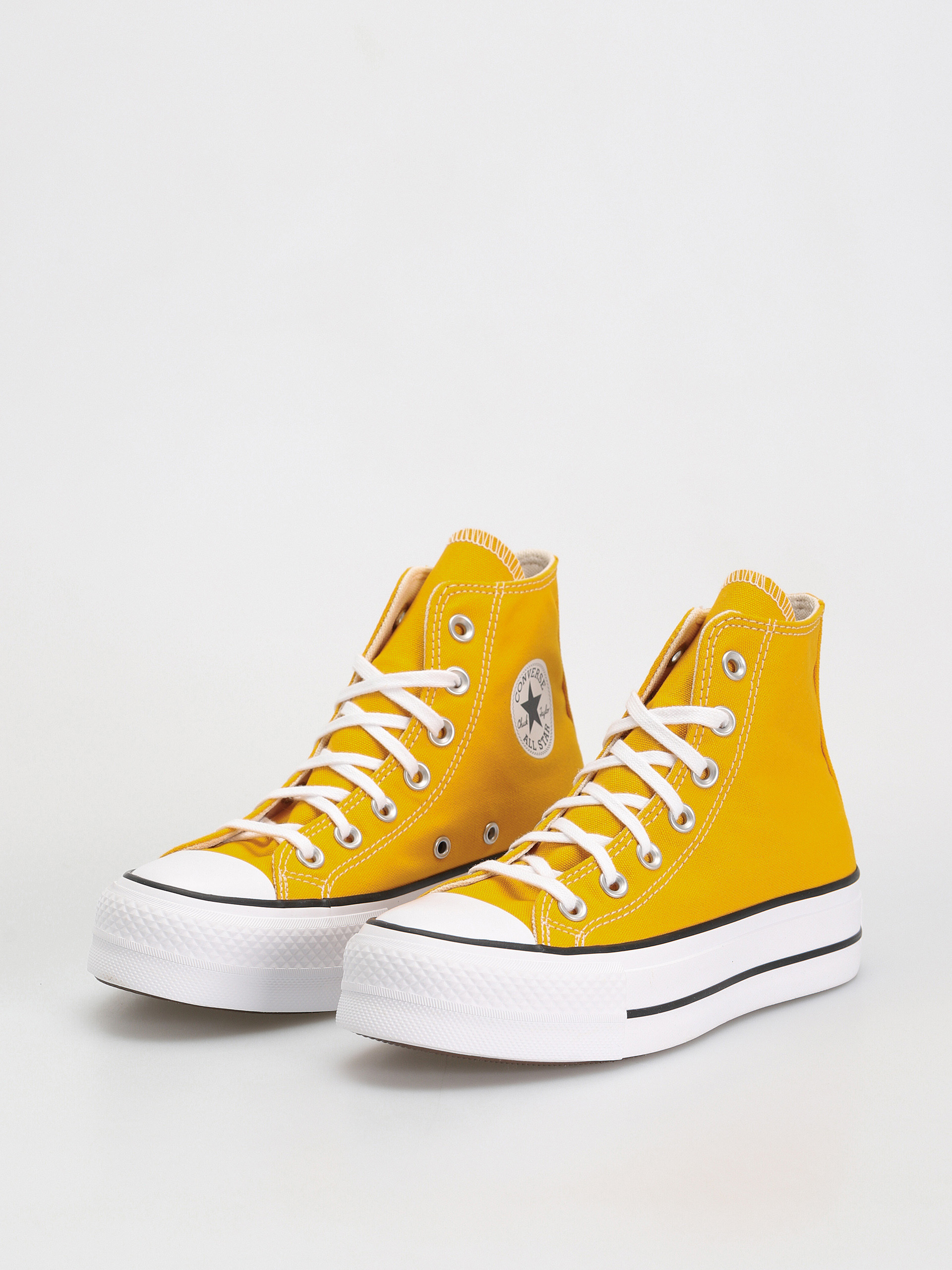 Teniși Converse Chuck Taylor All Star Lift Hi Wmn (dark yellow)