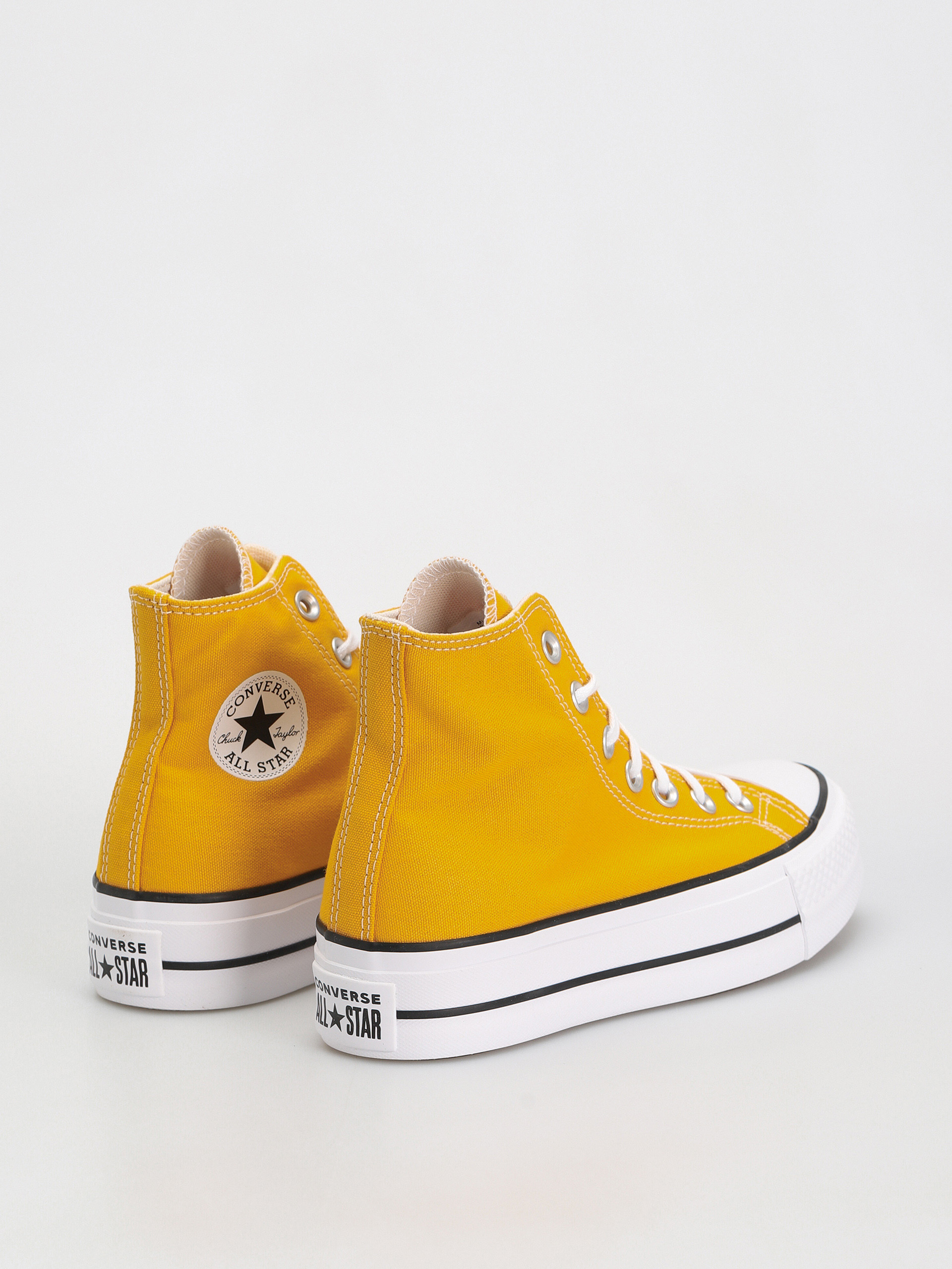 Teniși Converse Chuck Taylor All Star Lift Hi Wmn (dark yellow)