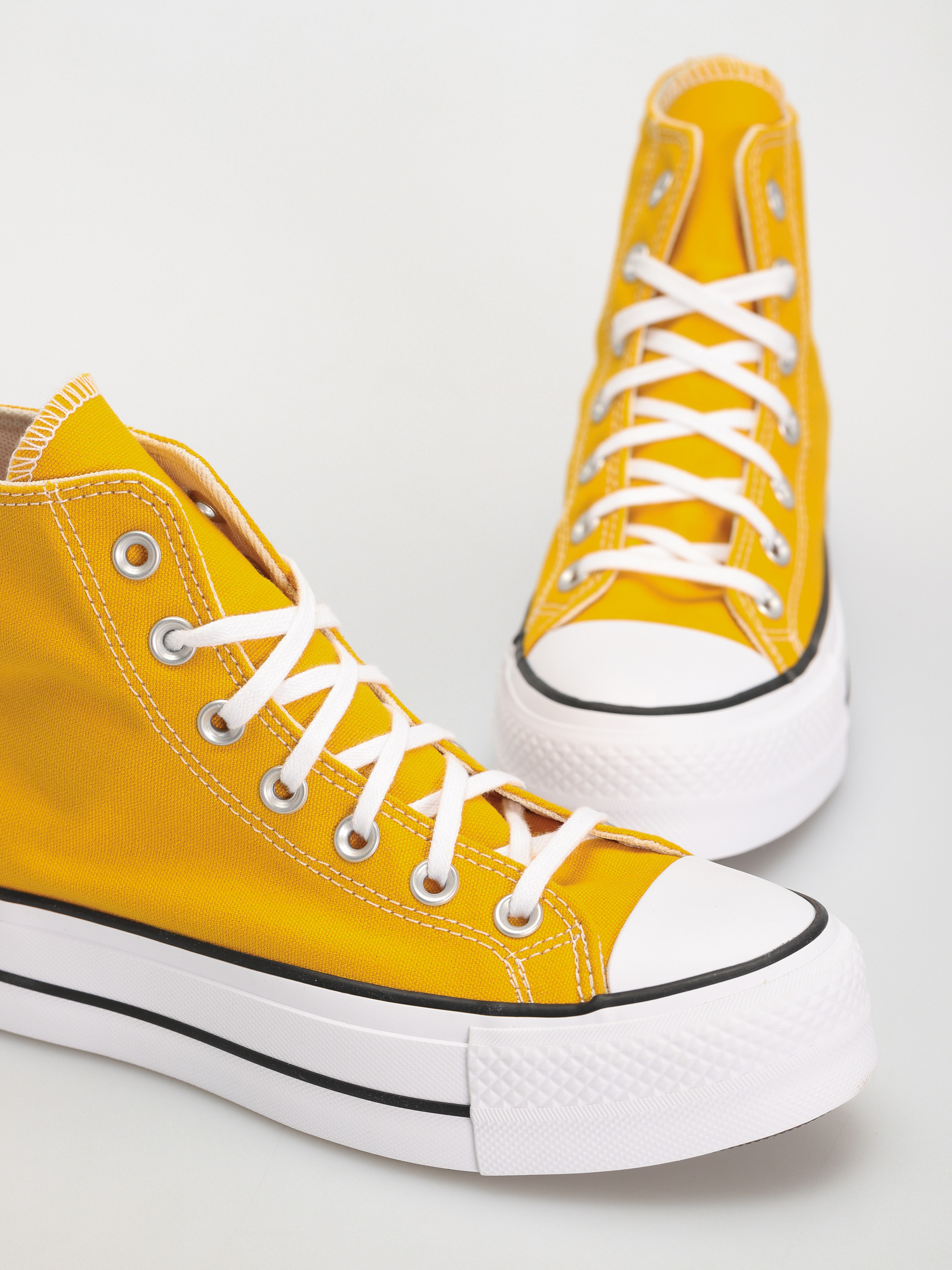 Teniși Converse Chuck Taylor All Star Lift Hi Wmn (dark yellow)