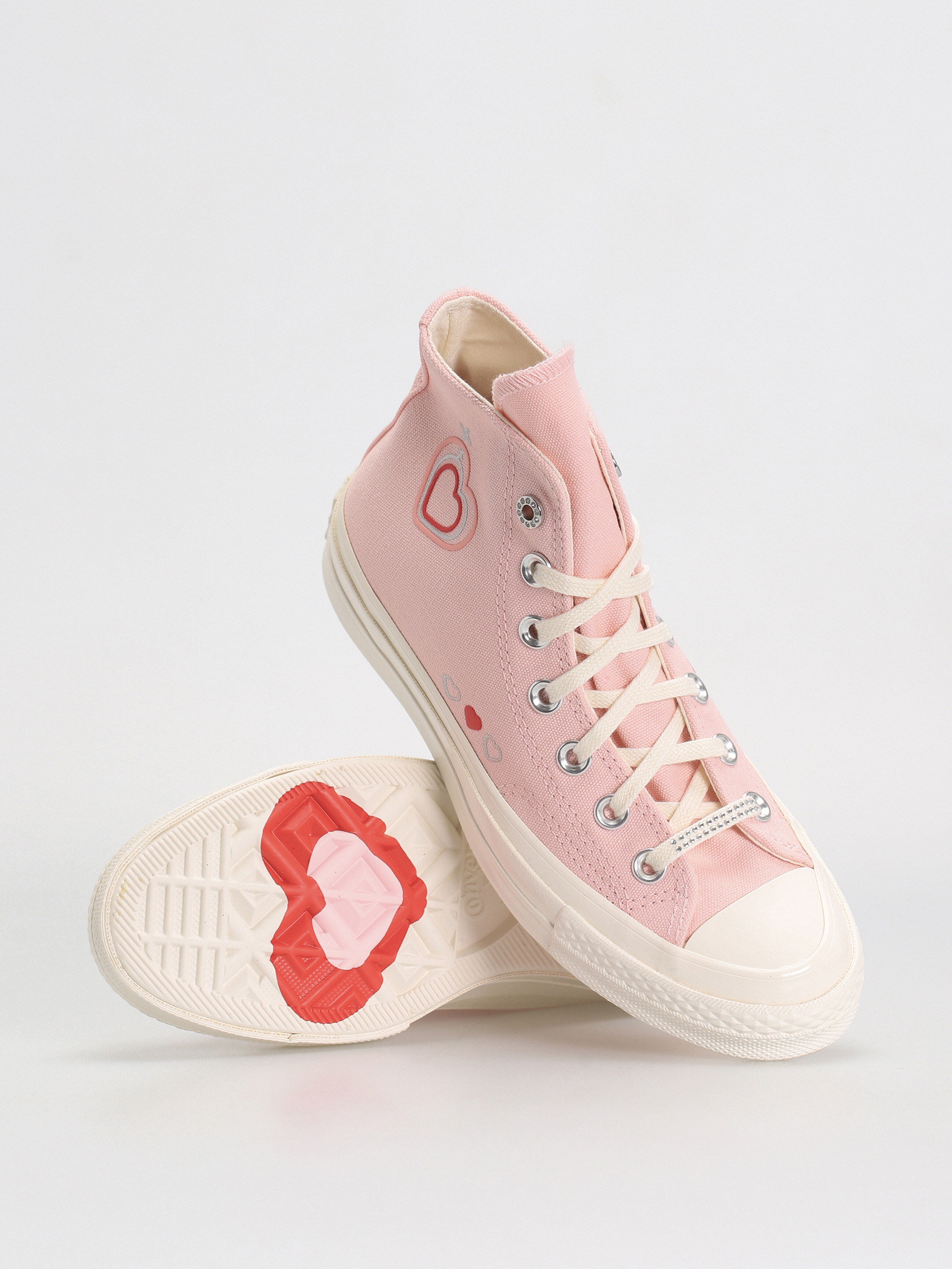 Teniși Converse Chuck 70 Hi Wmn (pink/parchment)