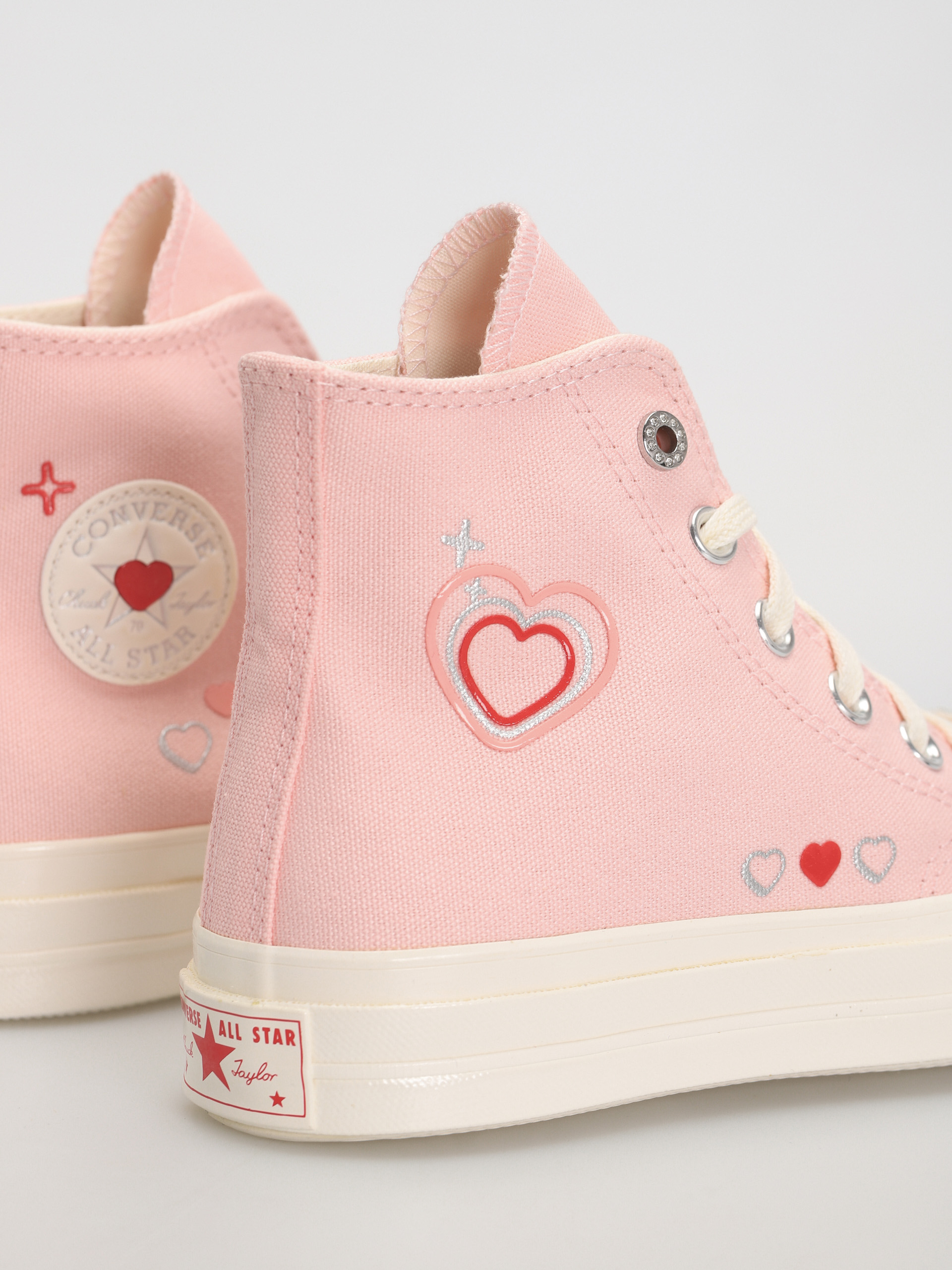 Teniși Converse Chuck 70 Hi Wmn (pink/parchment)