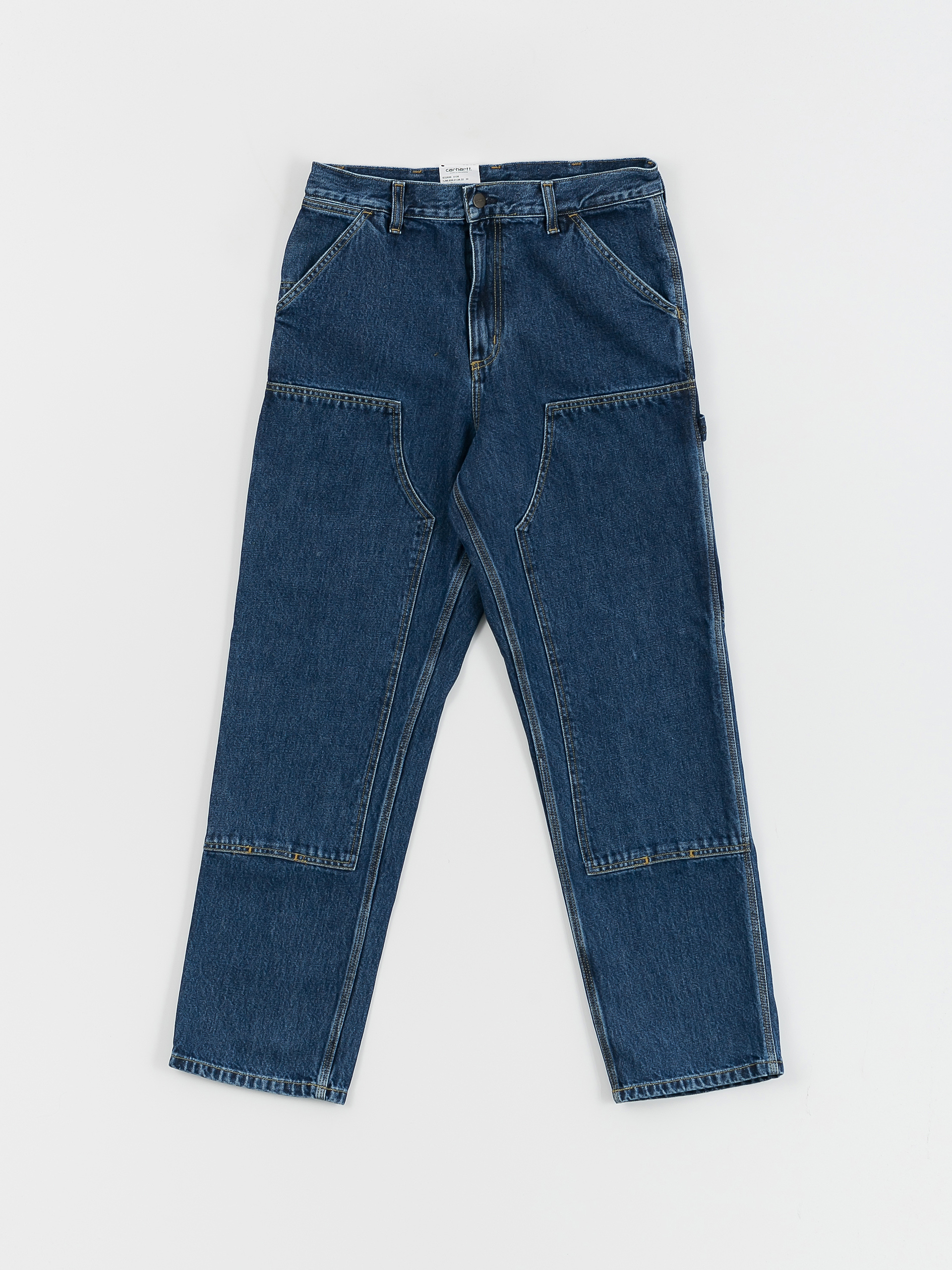 Pantaloni Carhartt WIP Double Knee (blue)