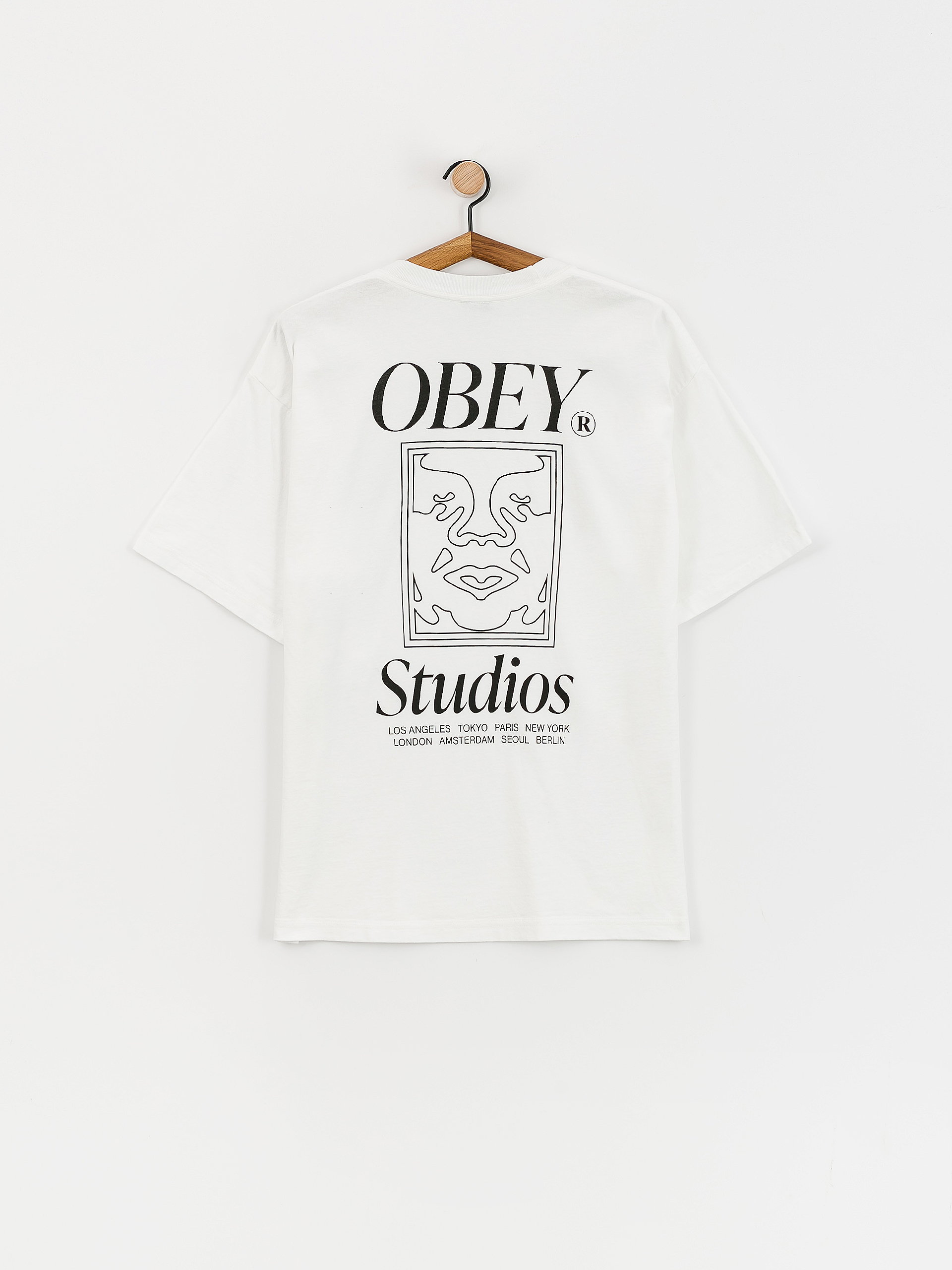 Tricou OBEY Studios Icon (white)