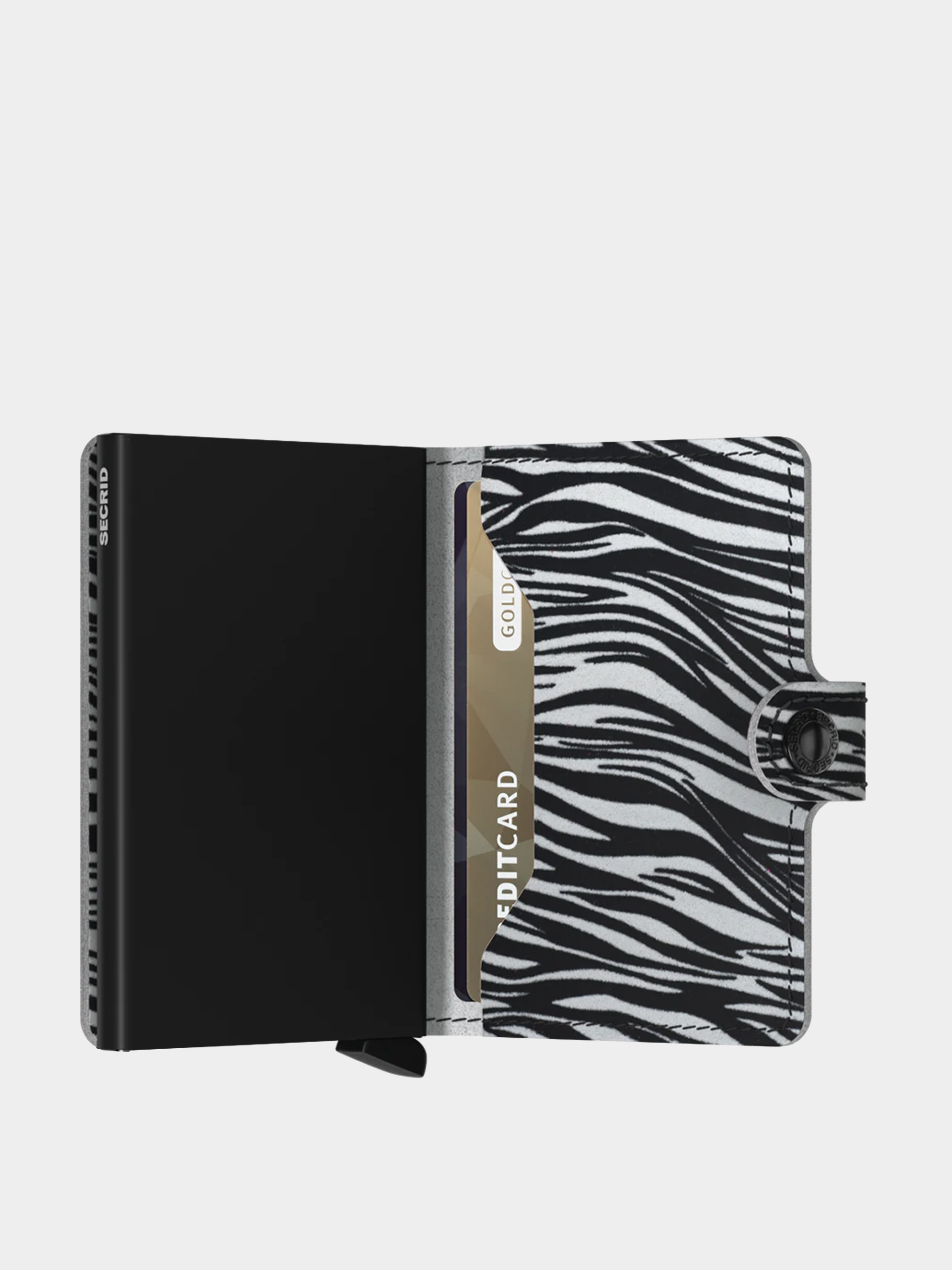 Portofel Secrid Miniwallet (zebra light grey)