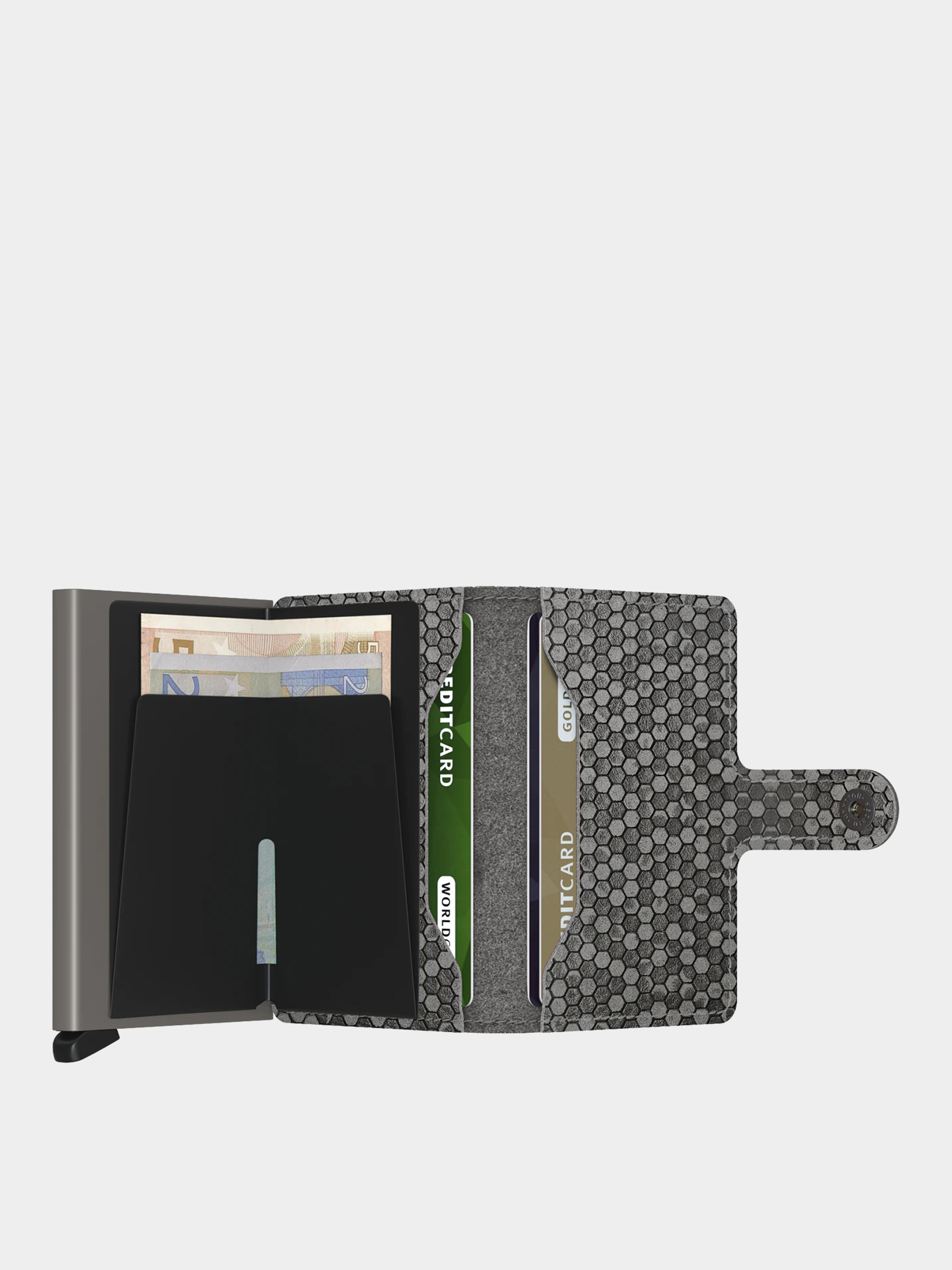 Portofel Secrid Miniwallet (hexagon grey)