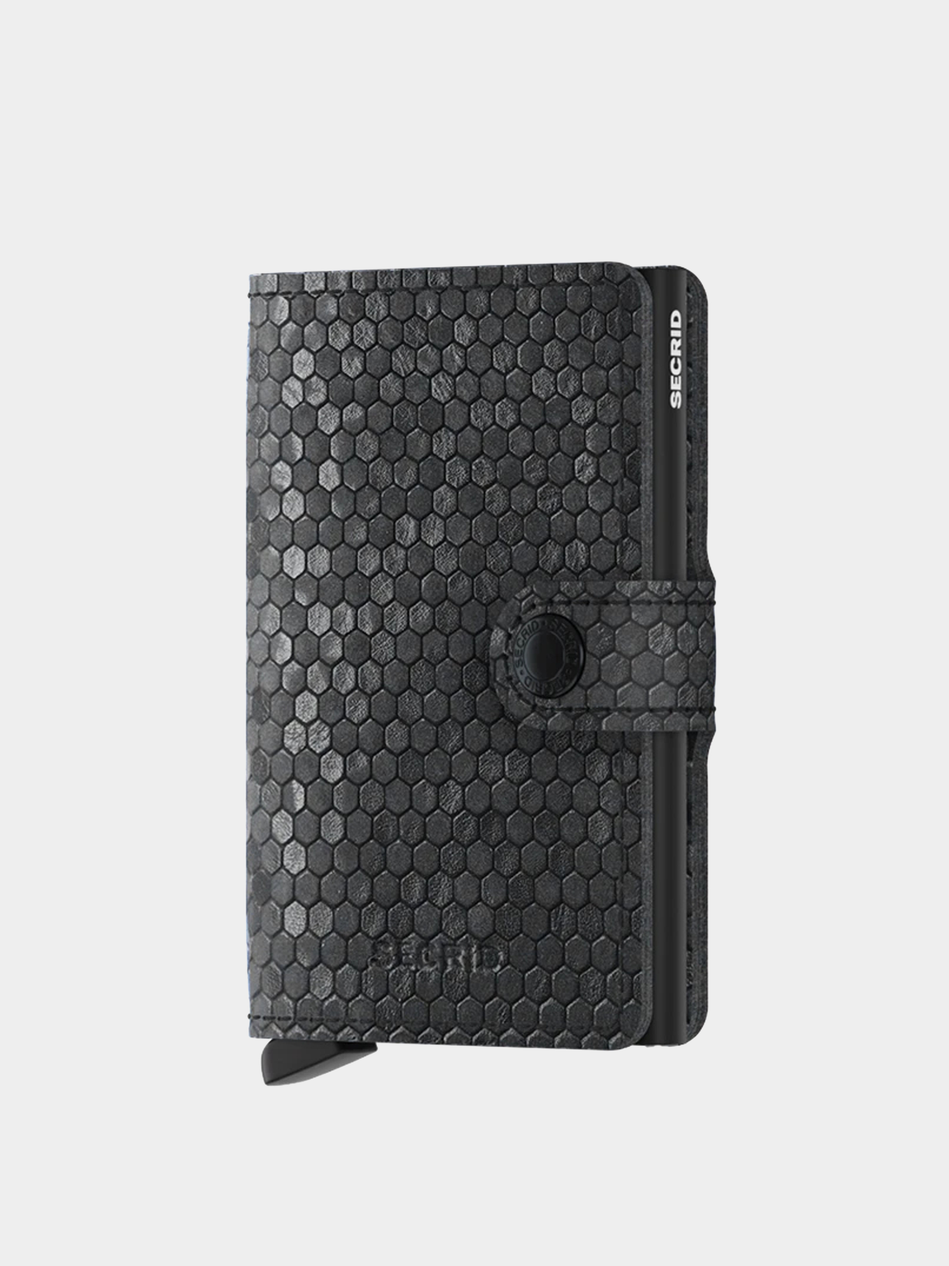 Portofel Secrid Miniwallet (hexagon black)