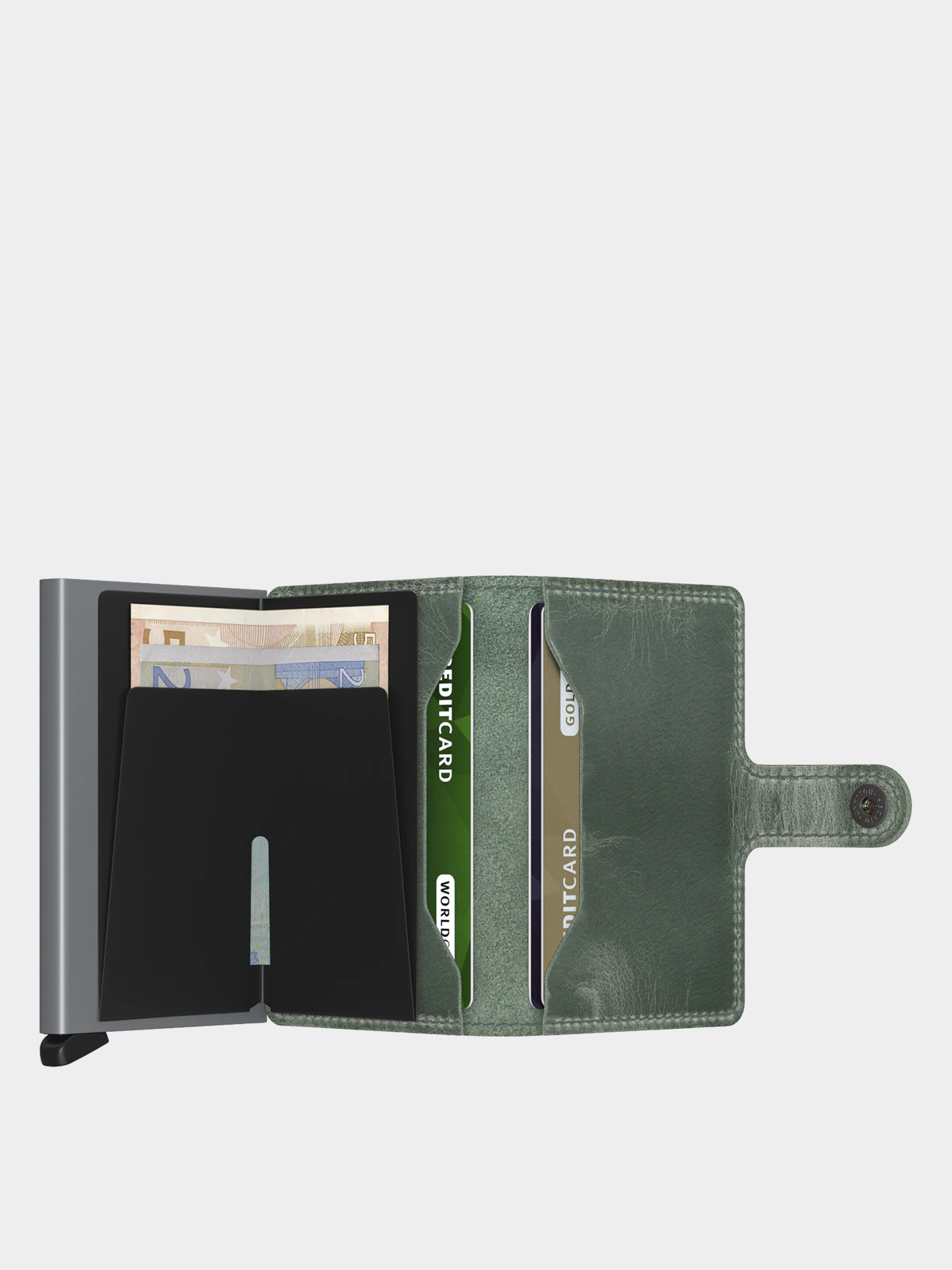 Portofel Secrid Miniwallet (vintage sage)