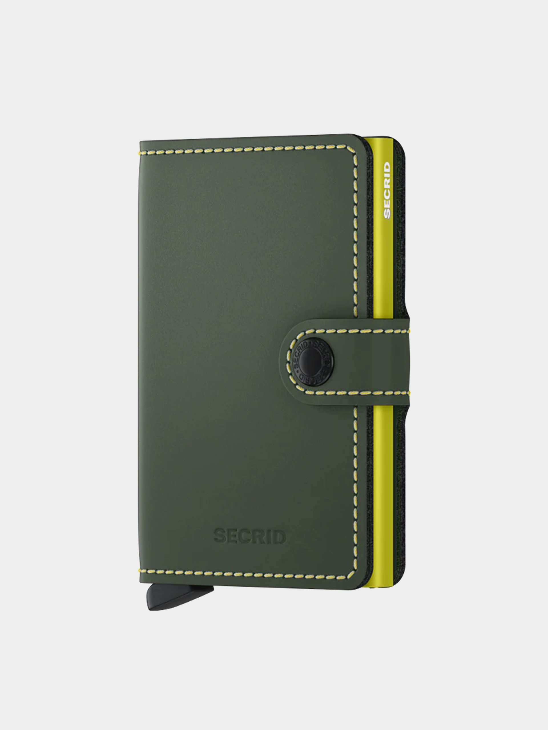 Portofel Secrid Miniwallet (matte green & lime)