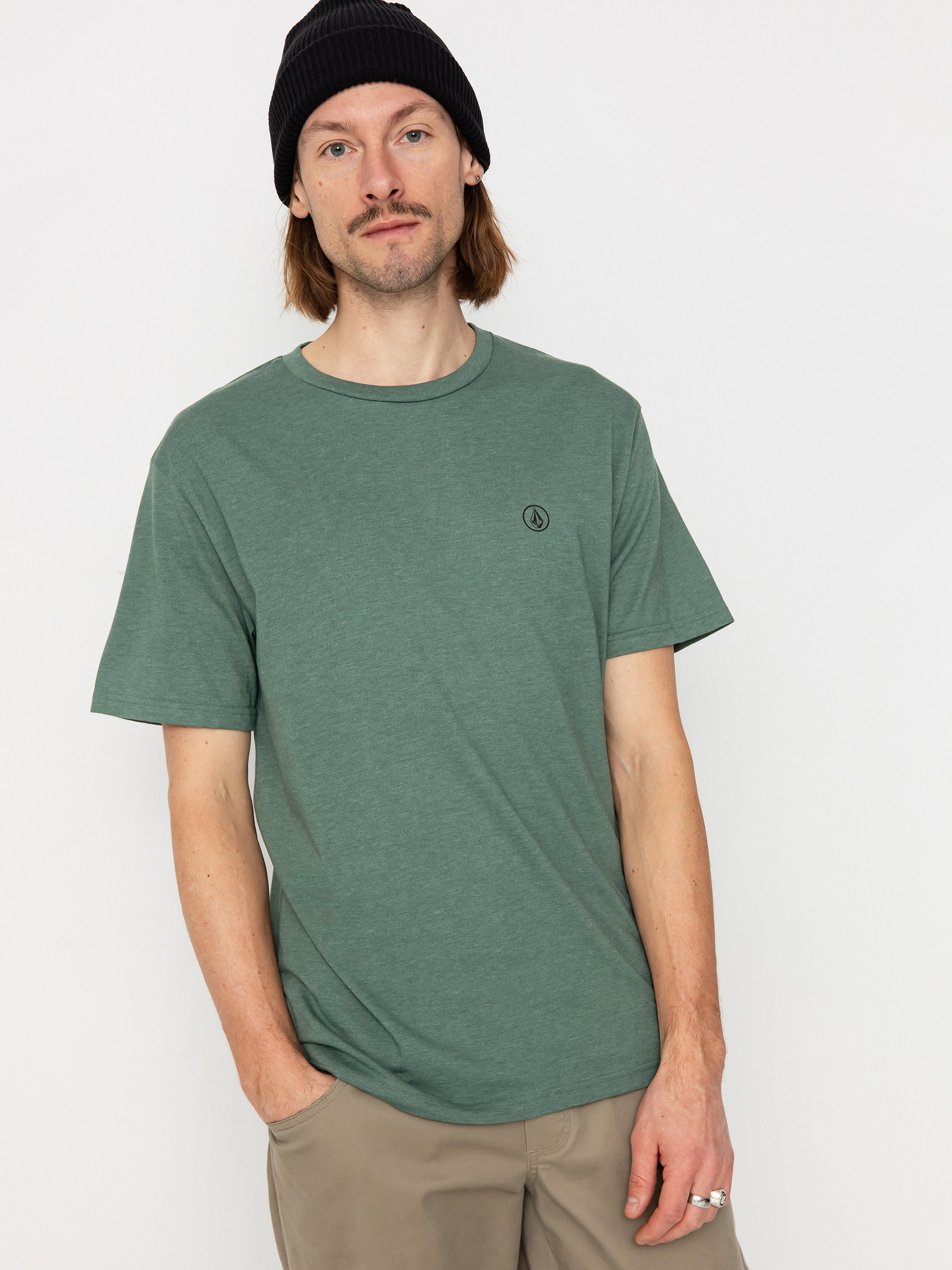 Tricou Volcom Circle Blanks Hth (fir green)
