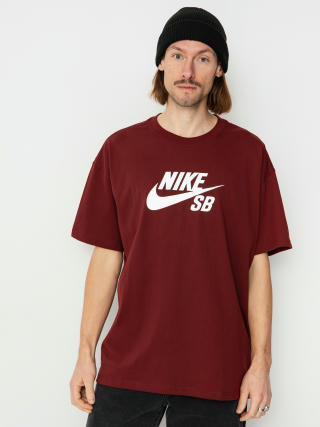 Tricou Nike SB Logo HBR (dark team red)