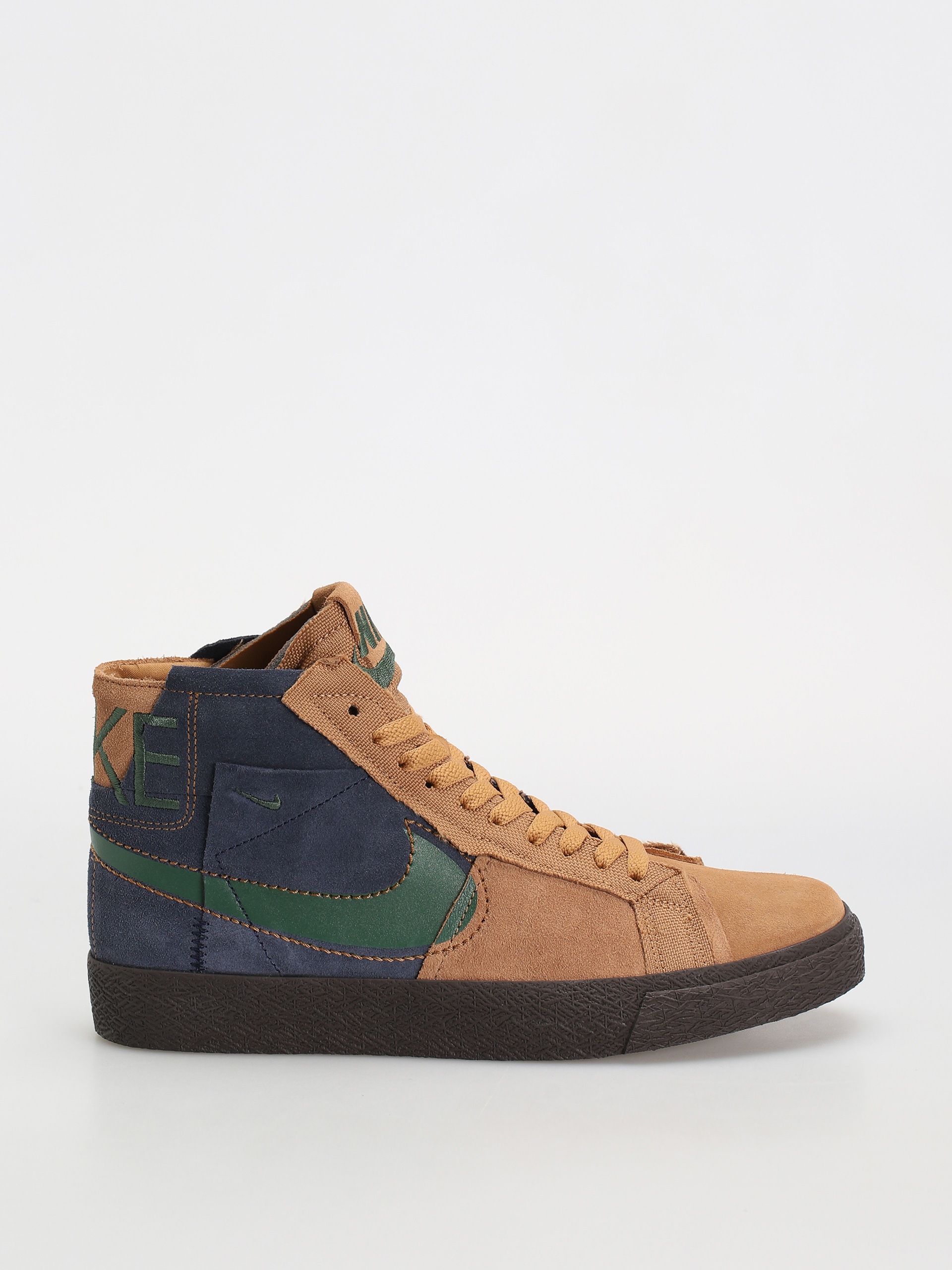 Pantofi Nike SB Zoom Blazer Mid Prm - maro (legend dk brown/fir obsidian)