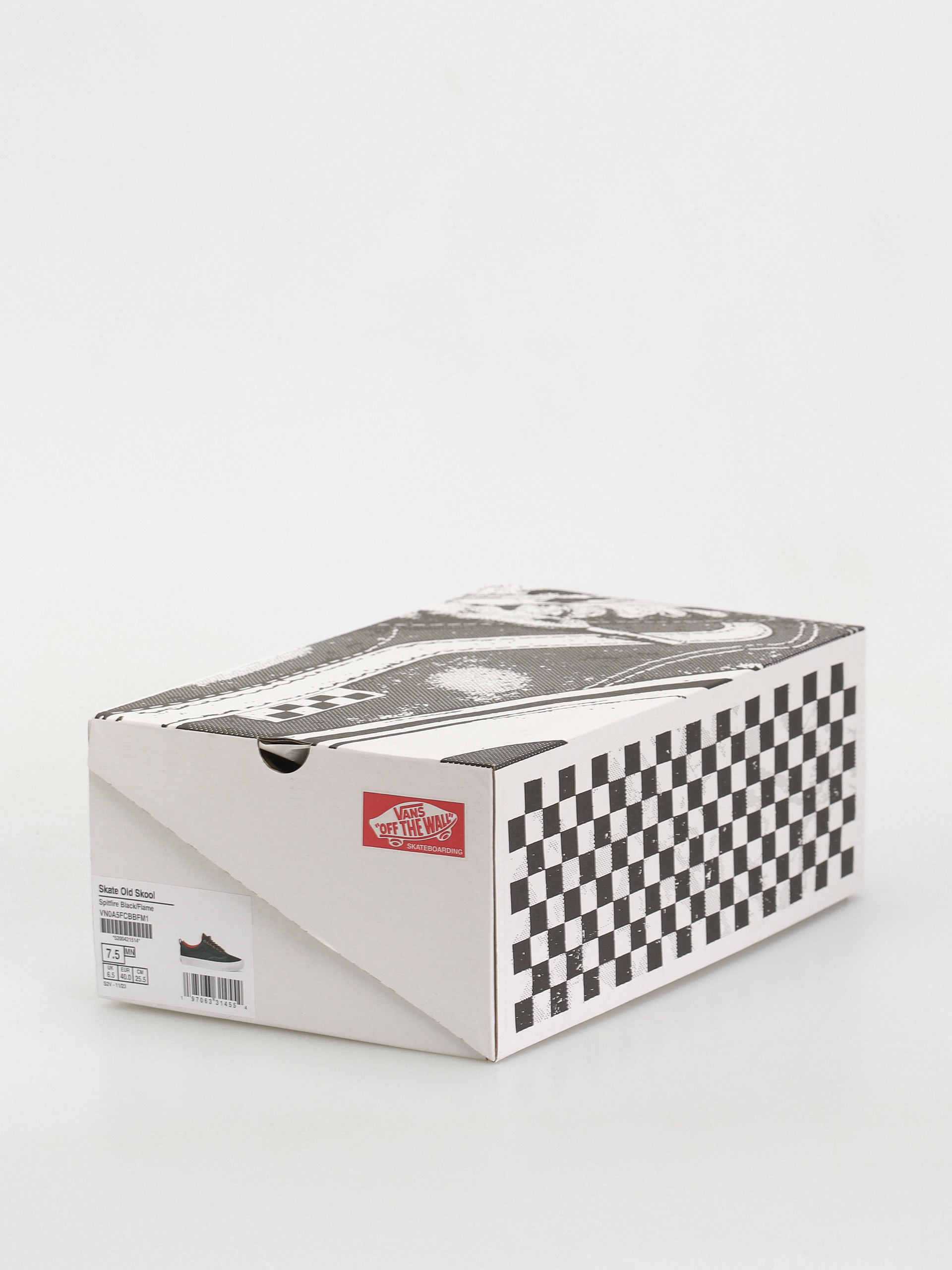 Pantofi Vans X Spitfire Skate Old Skool (spitfire black/flame)