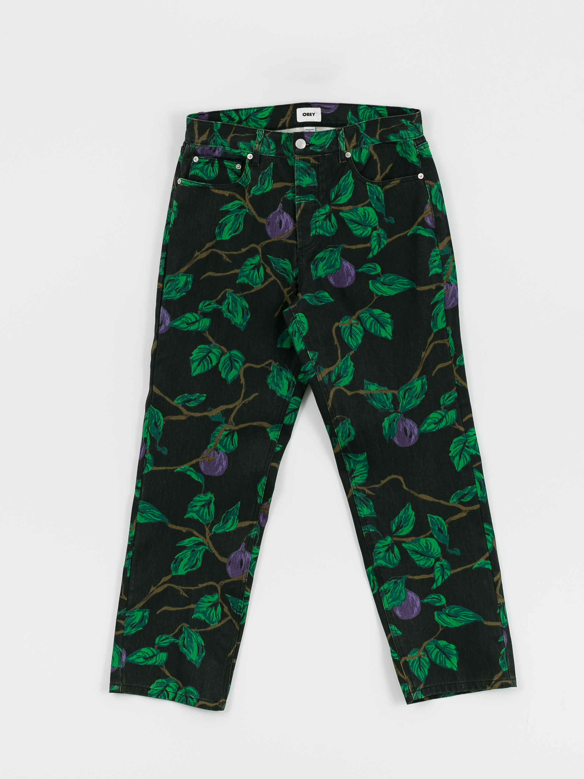 Pantaloni OBEY Hardwork Printed Denim (rosin)