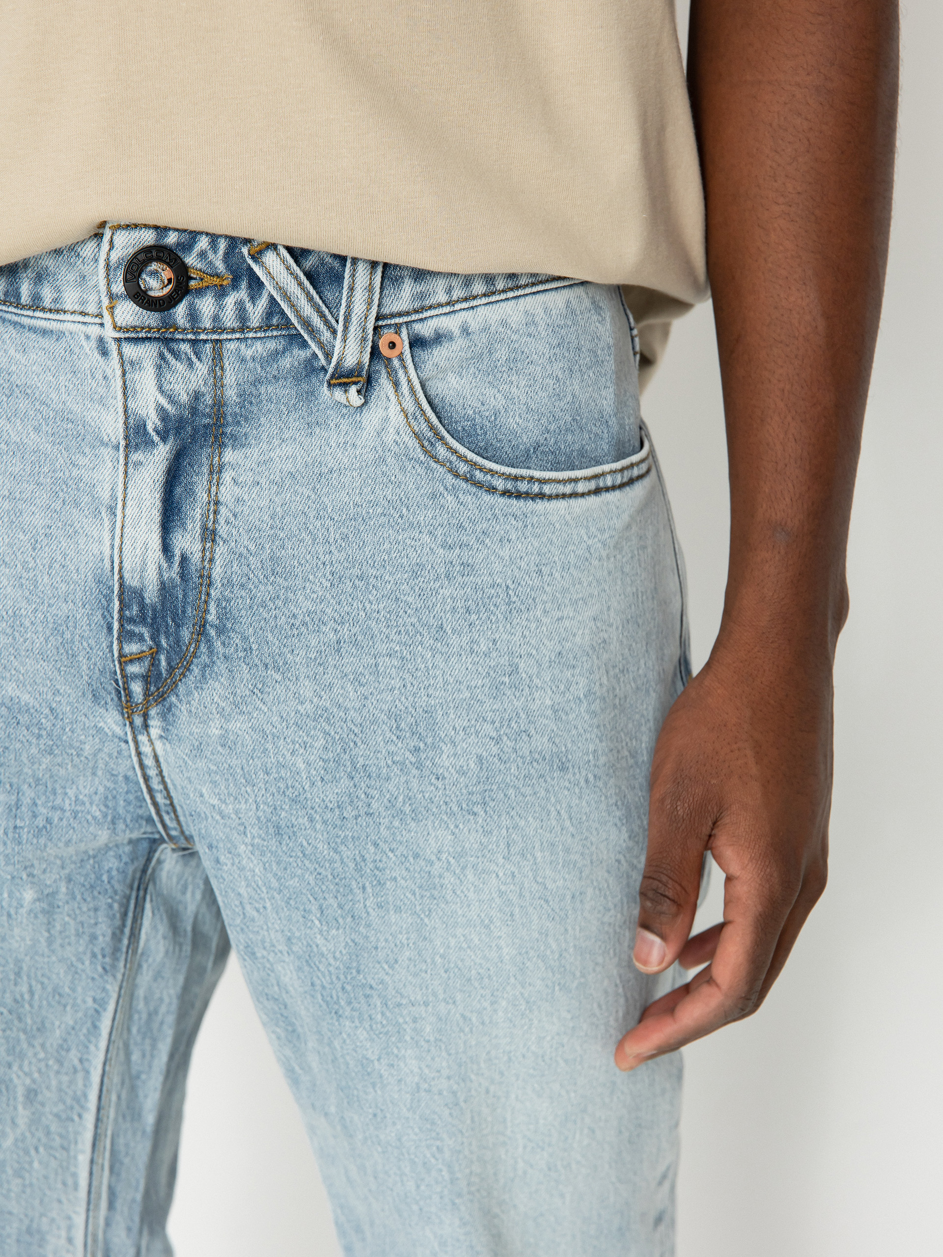 Pantaloni Volcom Solver Denim (heavy worn faded)