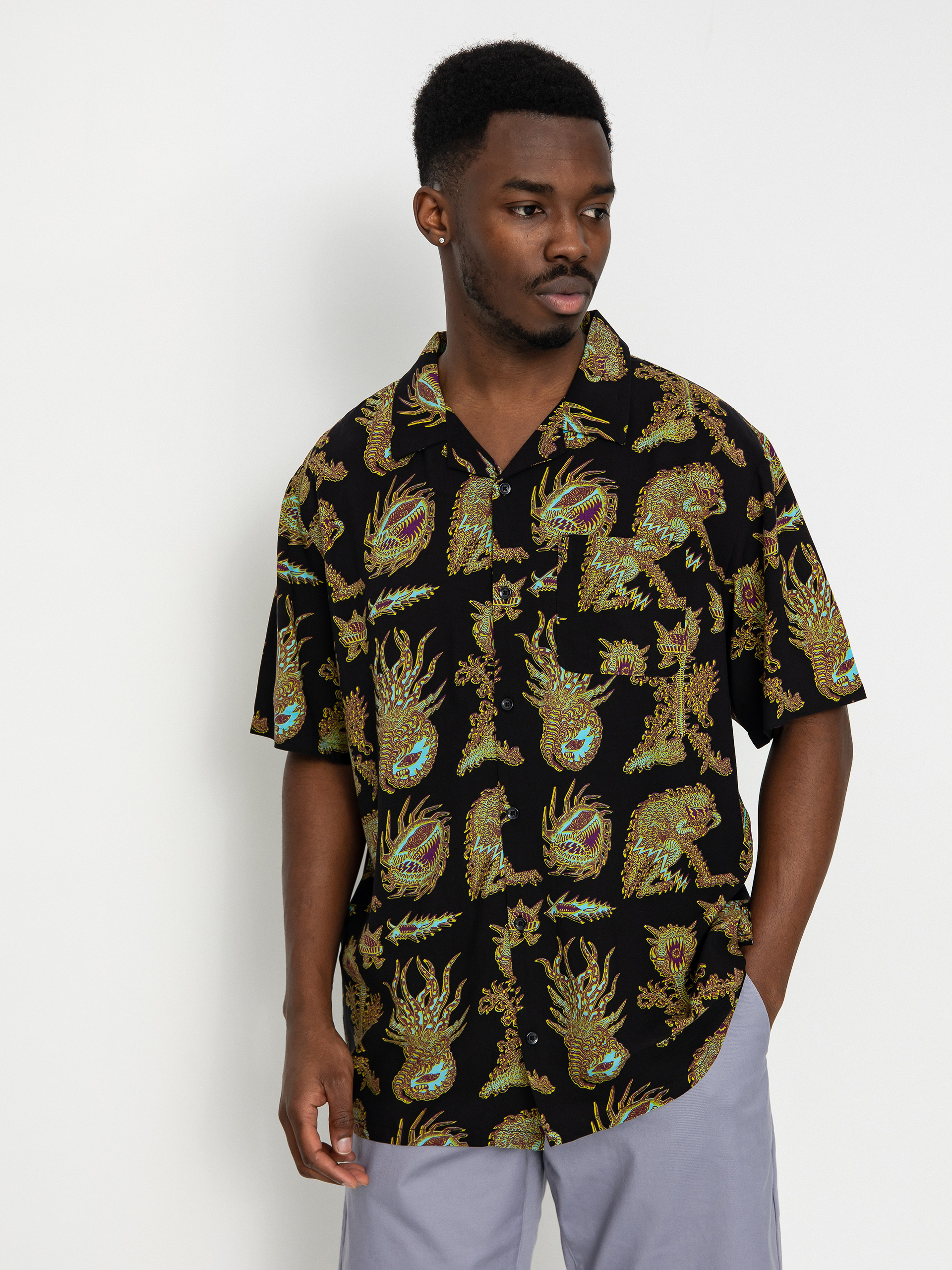 Cămașă Volcom Fa Tetsunori (black)