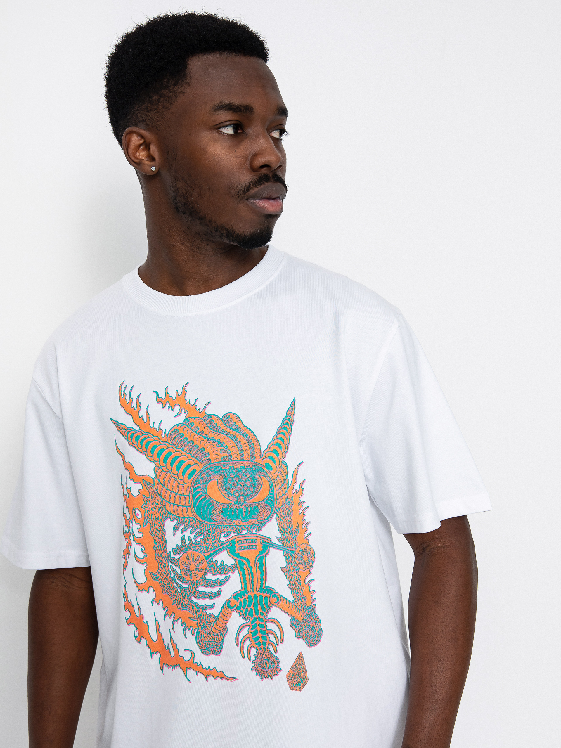 Tricou Volcom Fa Tetsunori 1 (white)