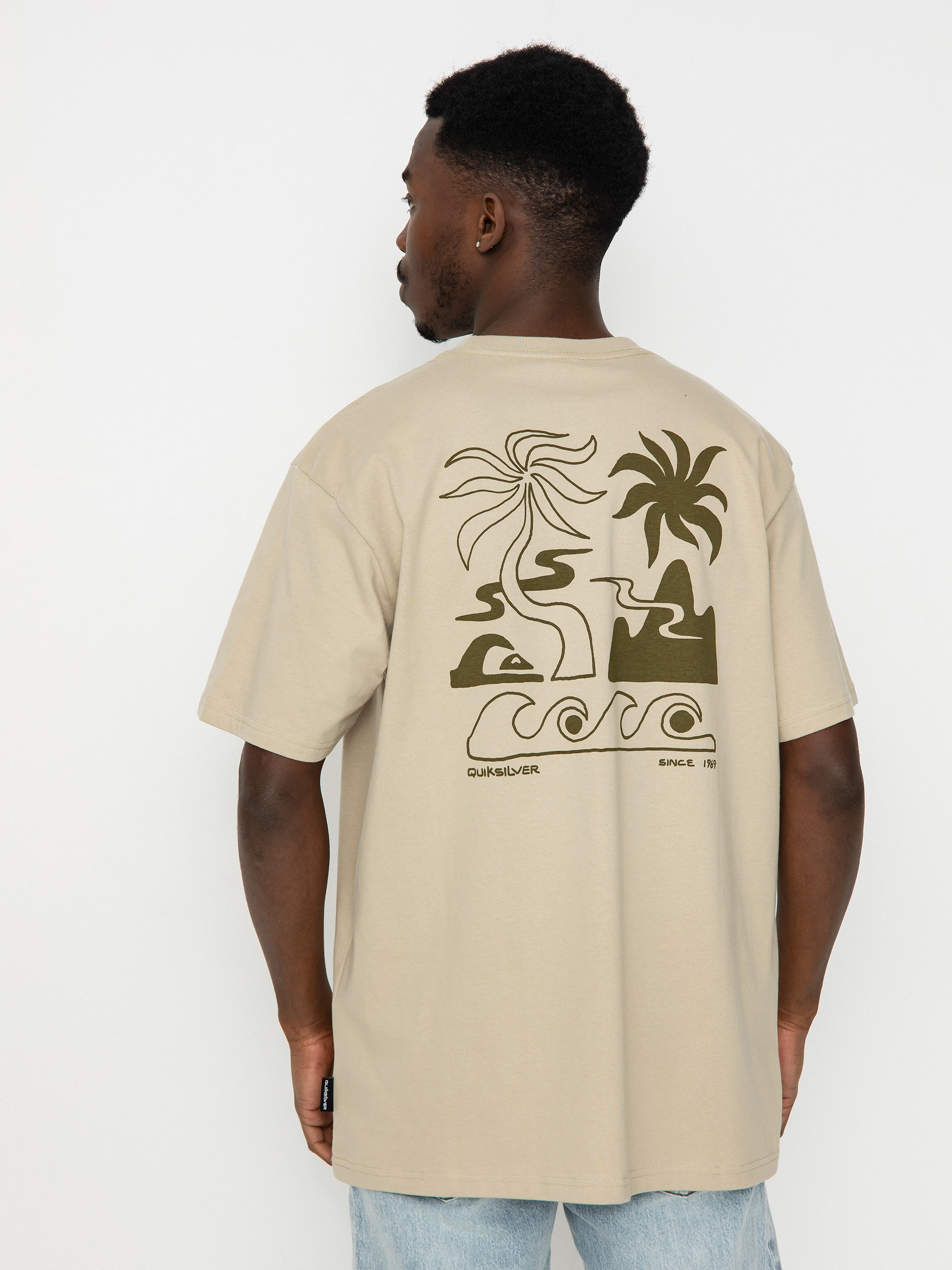 Tricou Quiksilver Tropical Breeze Mor (plaza taupe)
