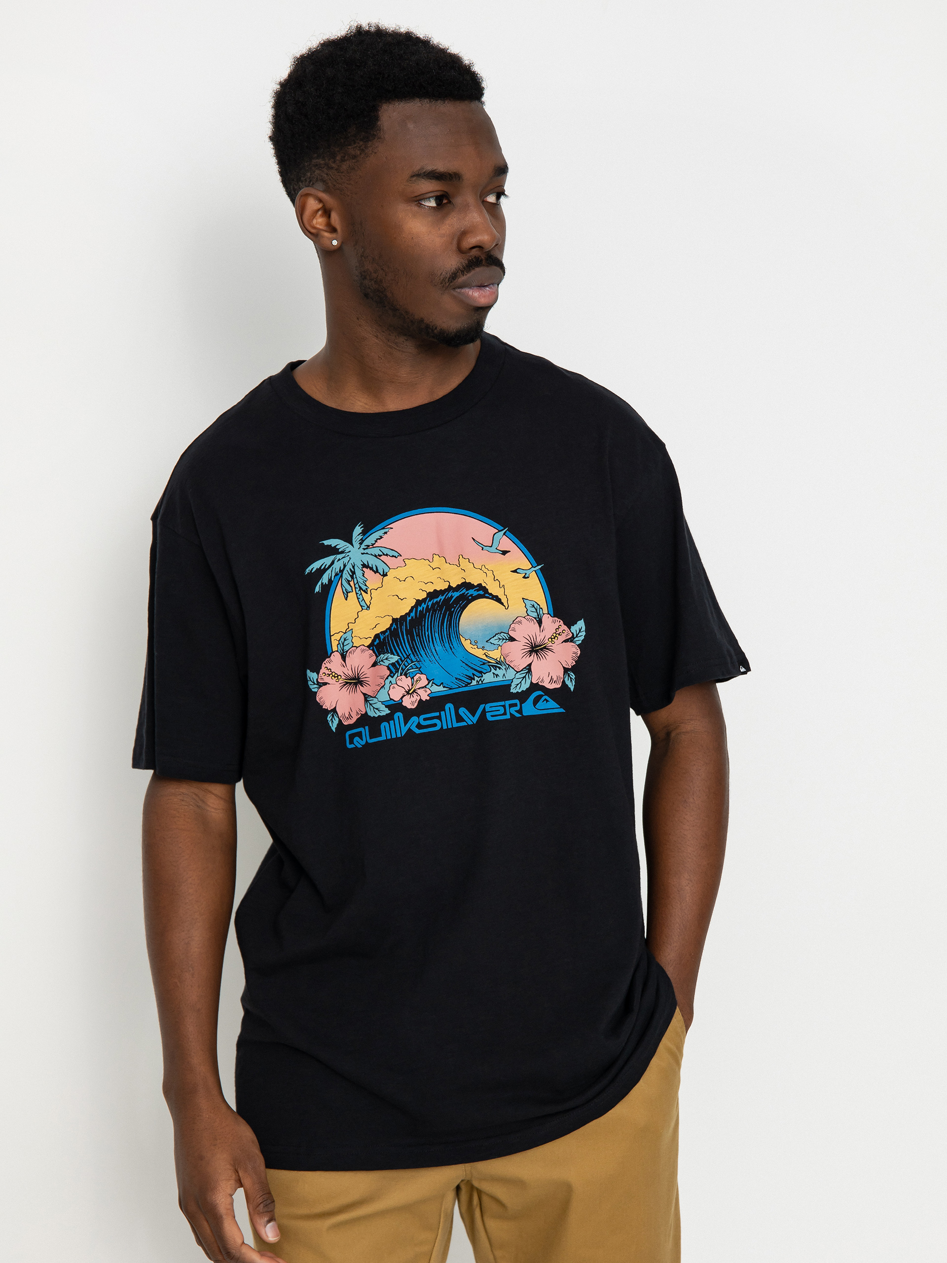Tricou Quiksilver Riding Today (black)