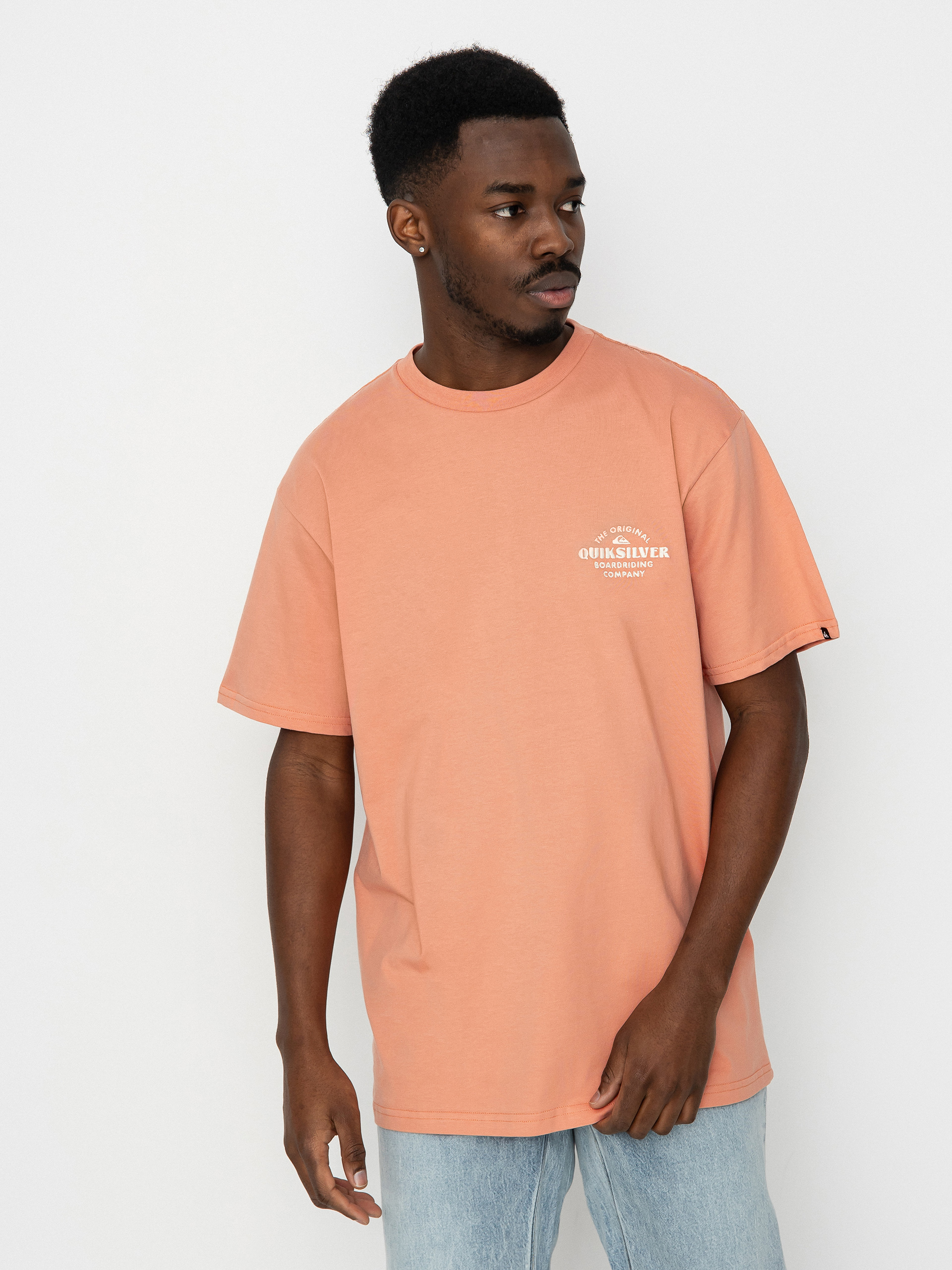 Tricou Quiksilver Tradesmith (canyon clay)