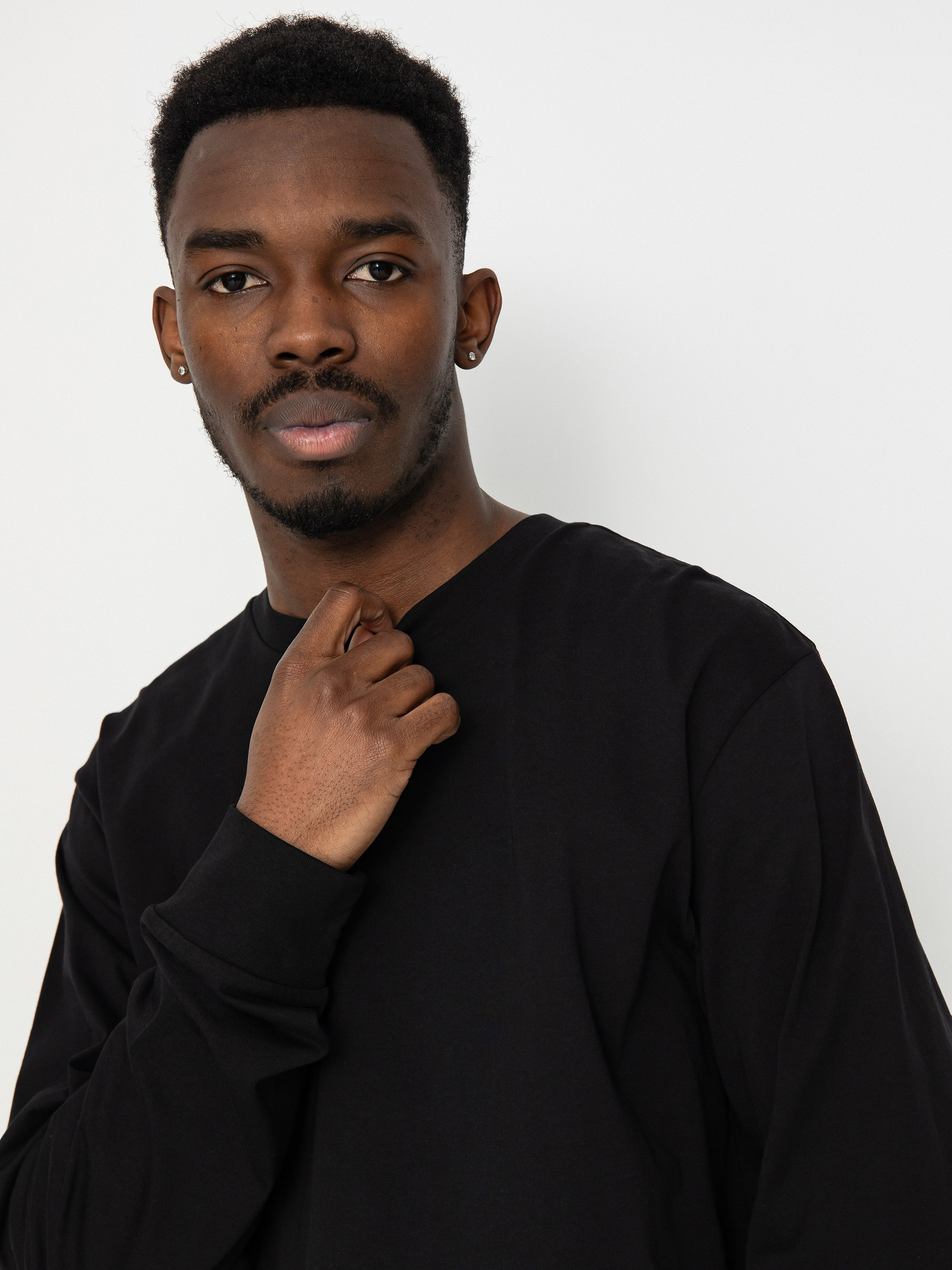 Longsleeve Carhartt WIP Base (black/white)