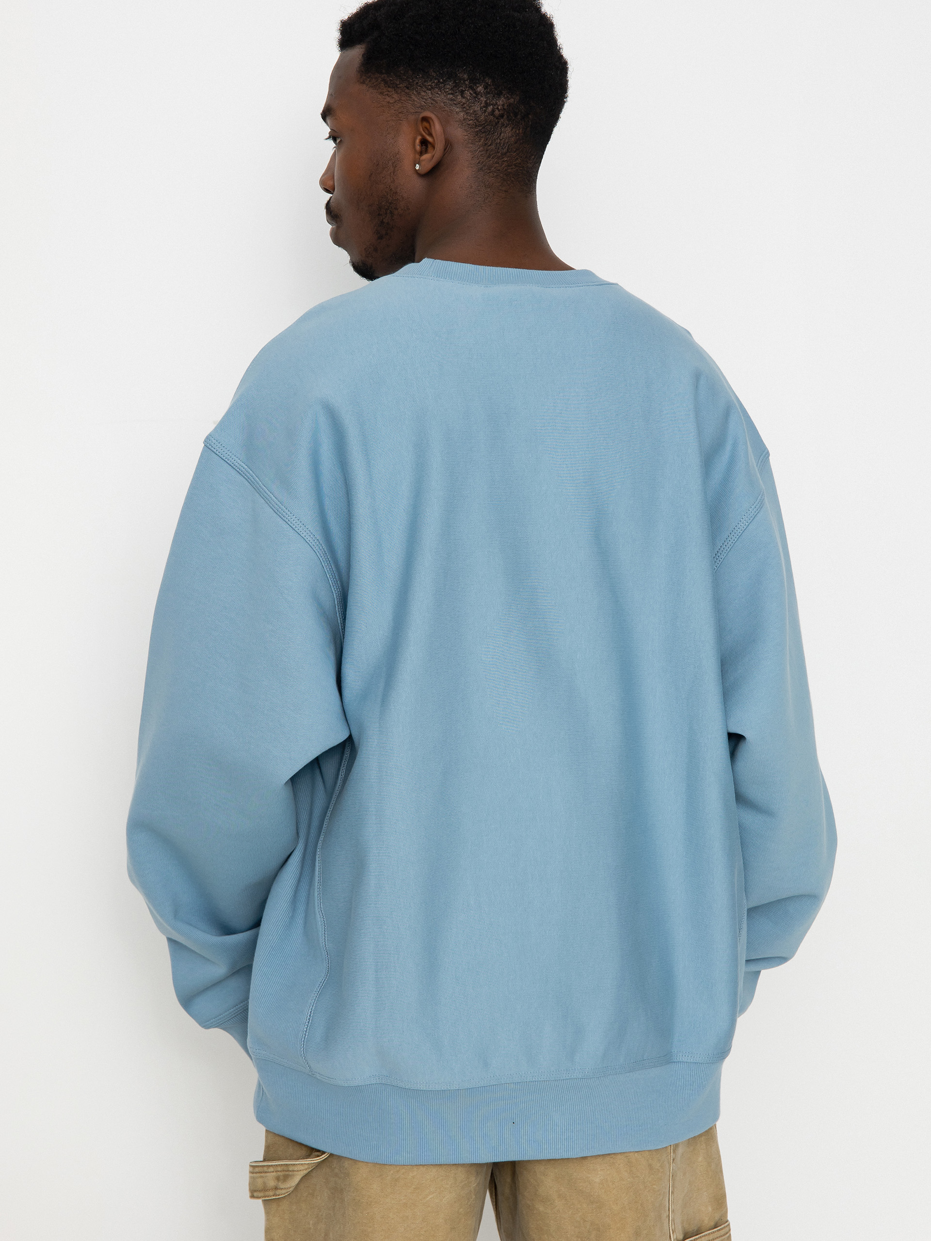 Hanorac Carhartt WIP American Script (frosted blue)