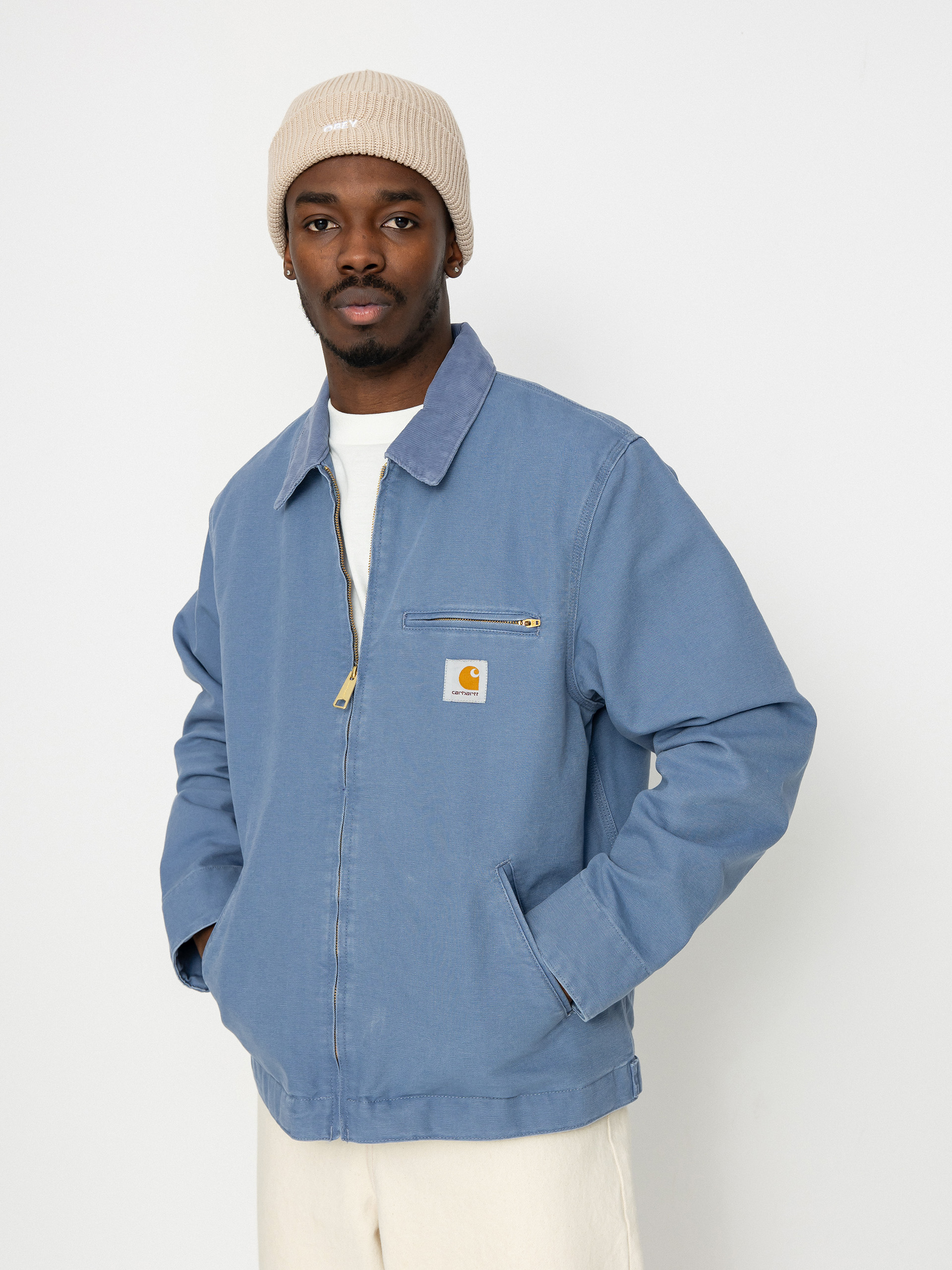 Geacă Carhartt WIP Detroit (bay blue/bay blue)