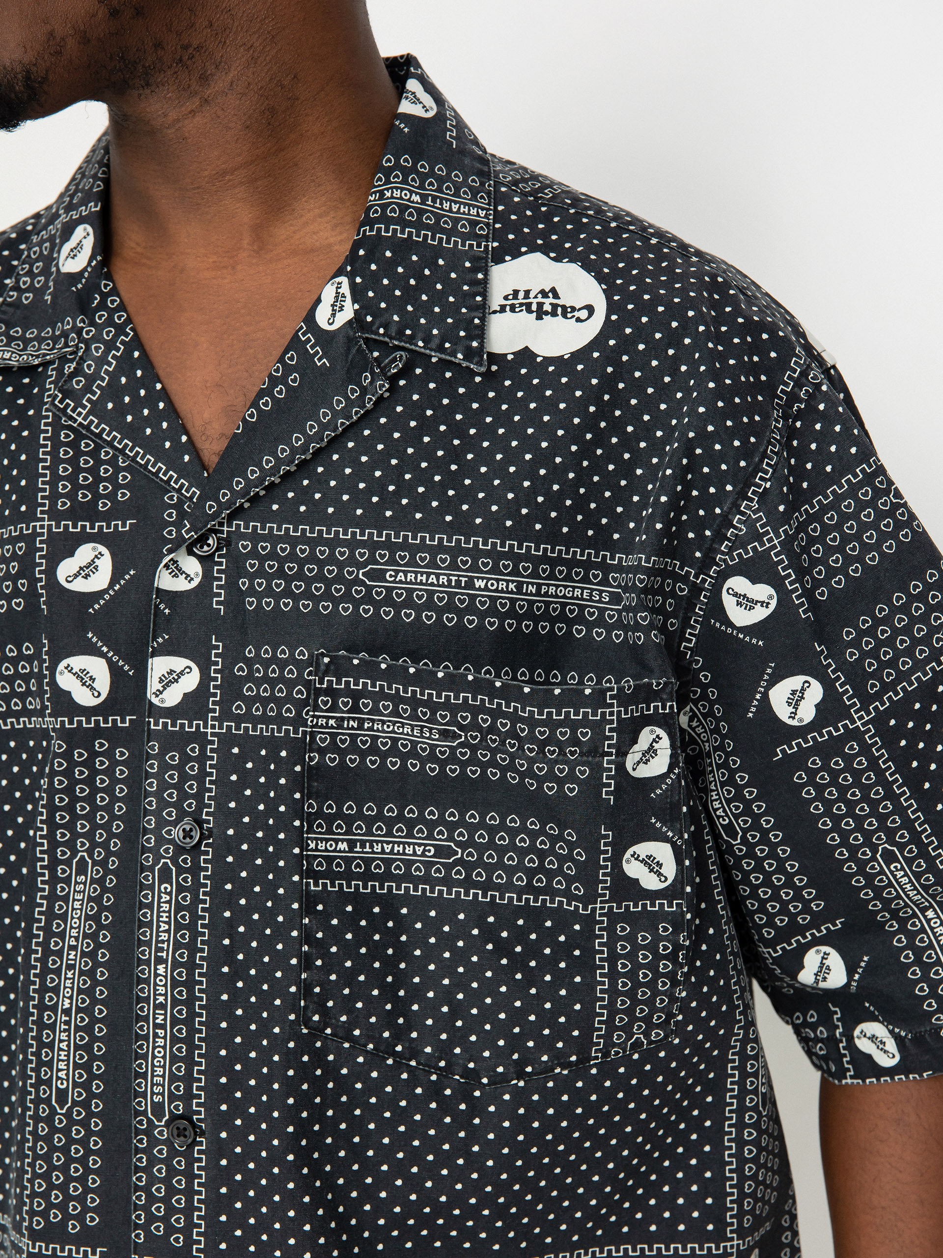 Cămașă Carhartt WIP Heart Bandana (heart bandana print/black)