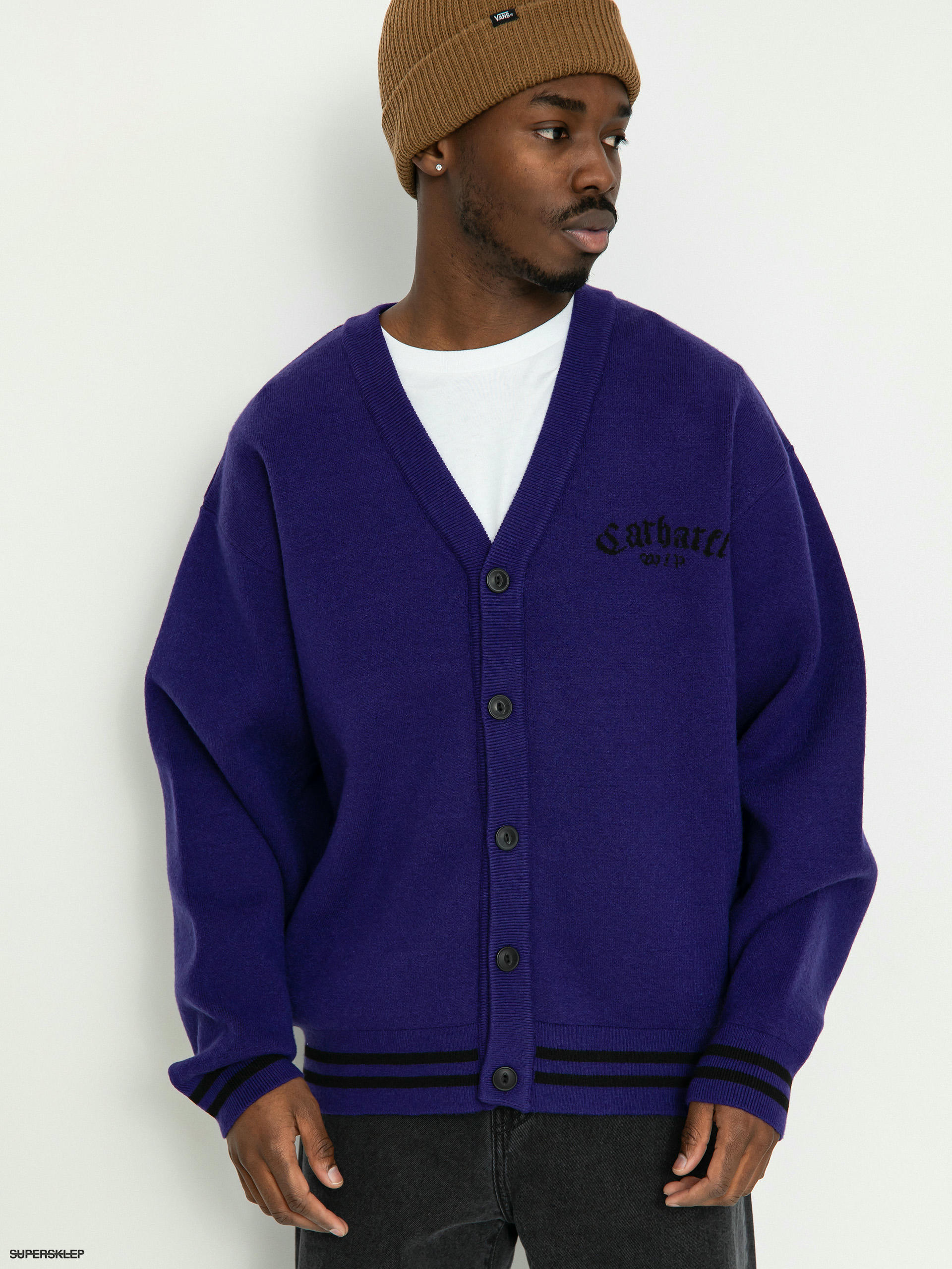 Carhartt WIP Onyx knit cardigan - Purple